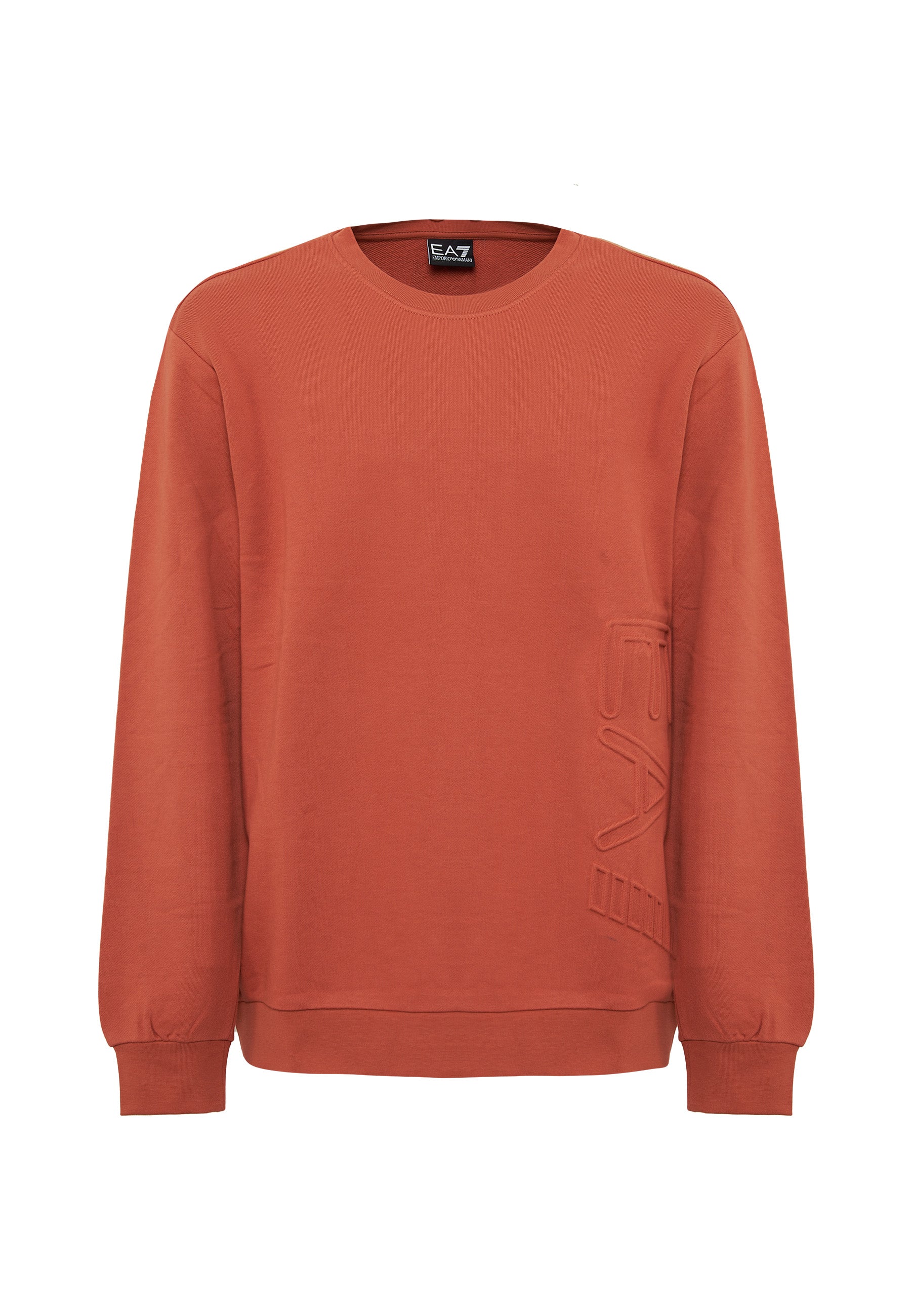 Felpa Girocollo In Cotone Organico Ginger Spice