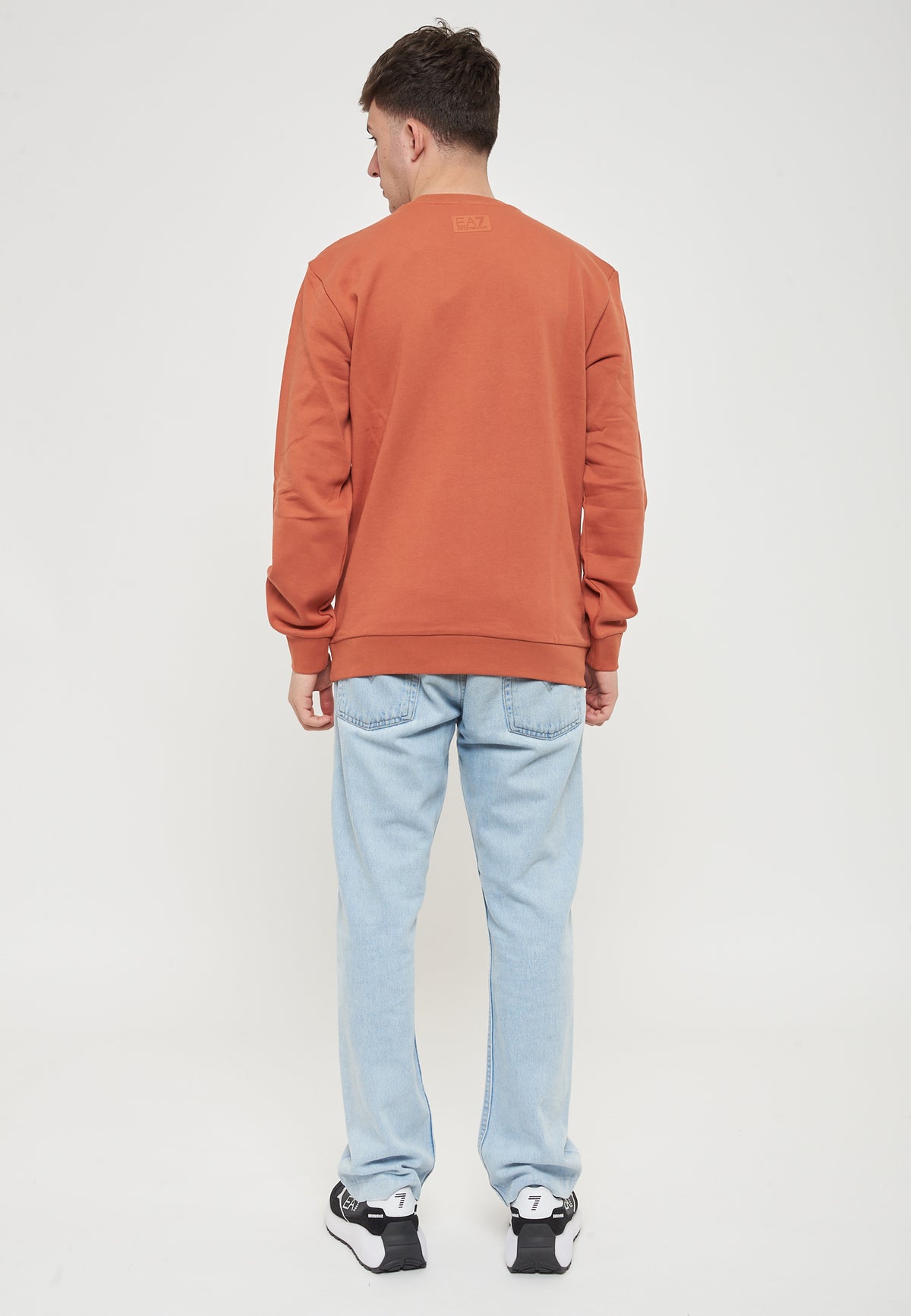 Felpa Girocollo In Cotone Organico Ginger Spice