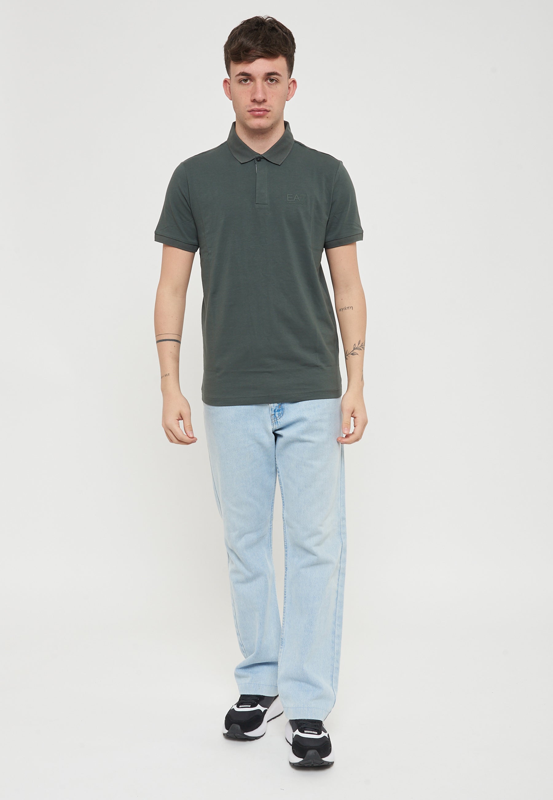 Polo Visibility In Jersey Di Cotone Stretch Urban Chic