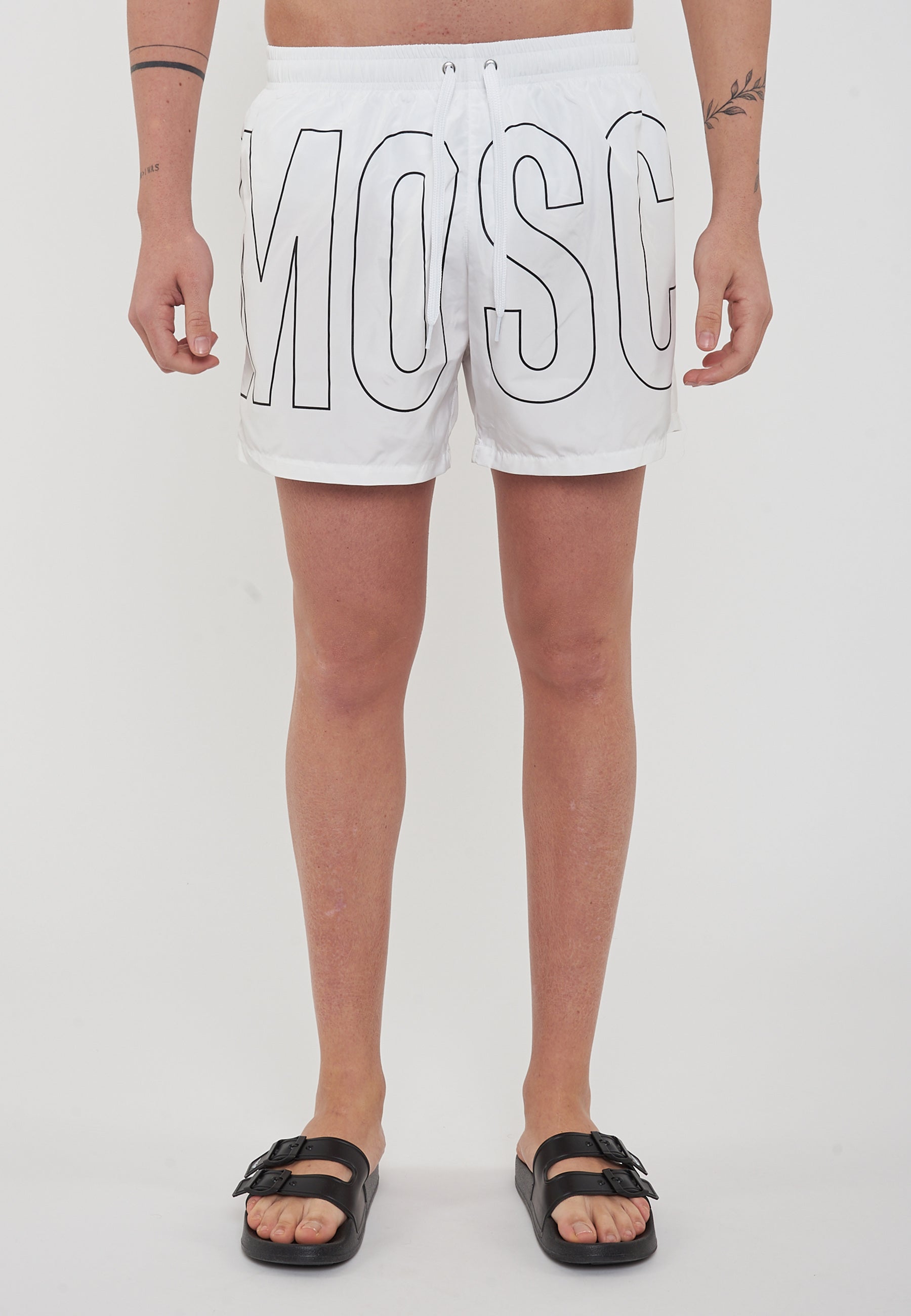 Boxer Mare Rubber Logo Bianco