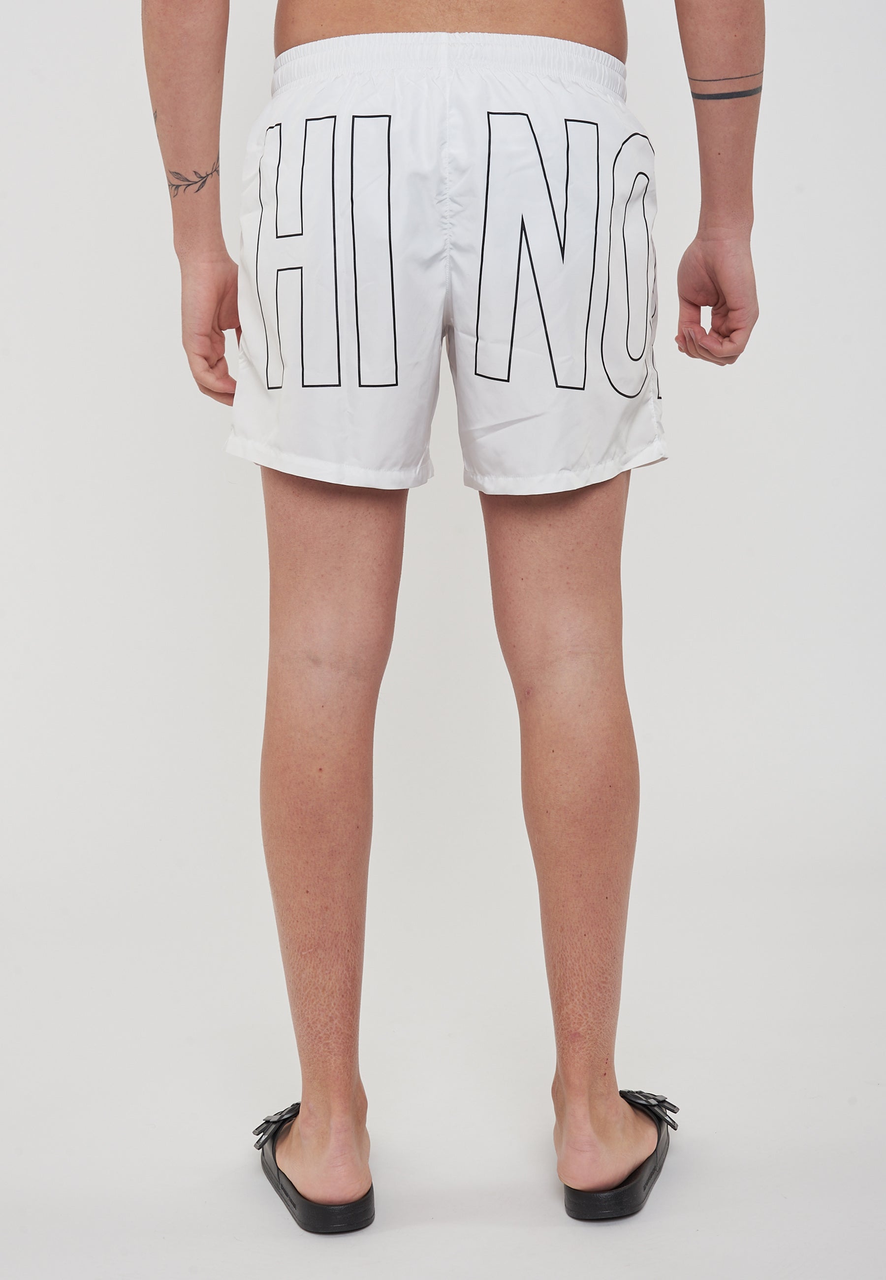 Boxer Mare Rubber Logo Bianco