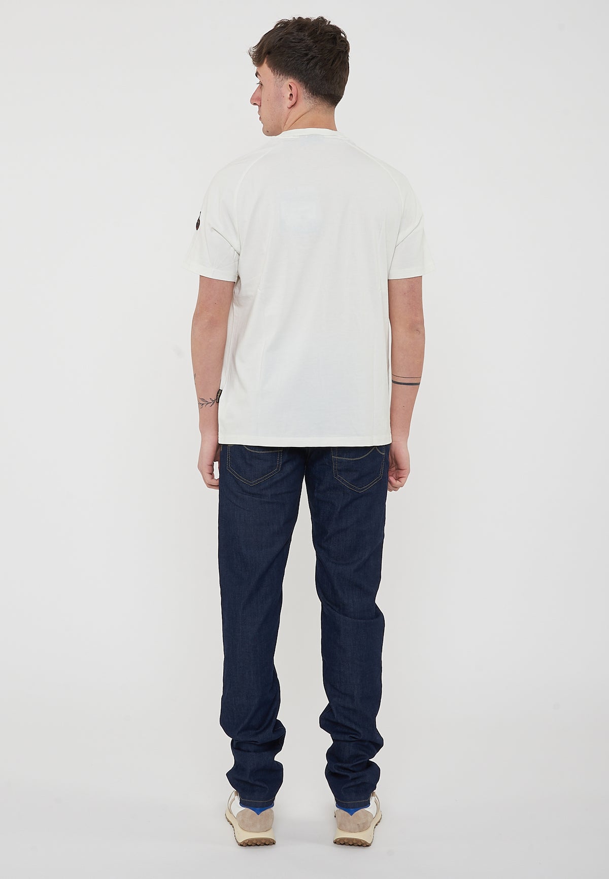 T-Shirt a Maniche Corte Ambra White Heron