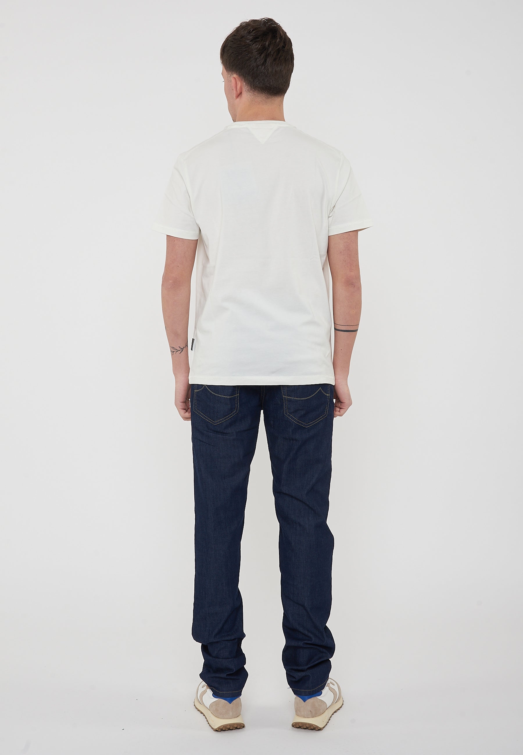T-Shirt a Maniche Corte Lari White Heron