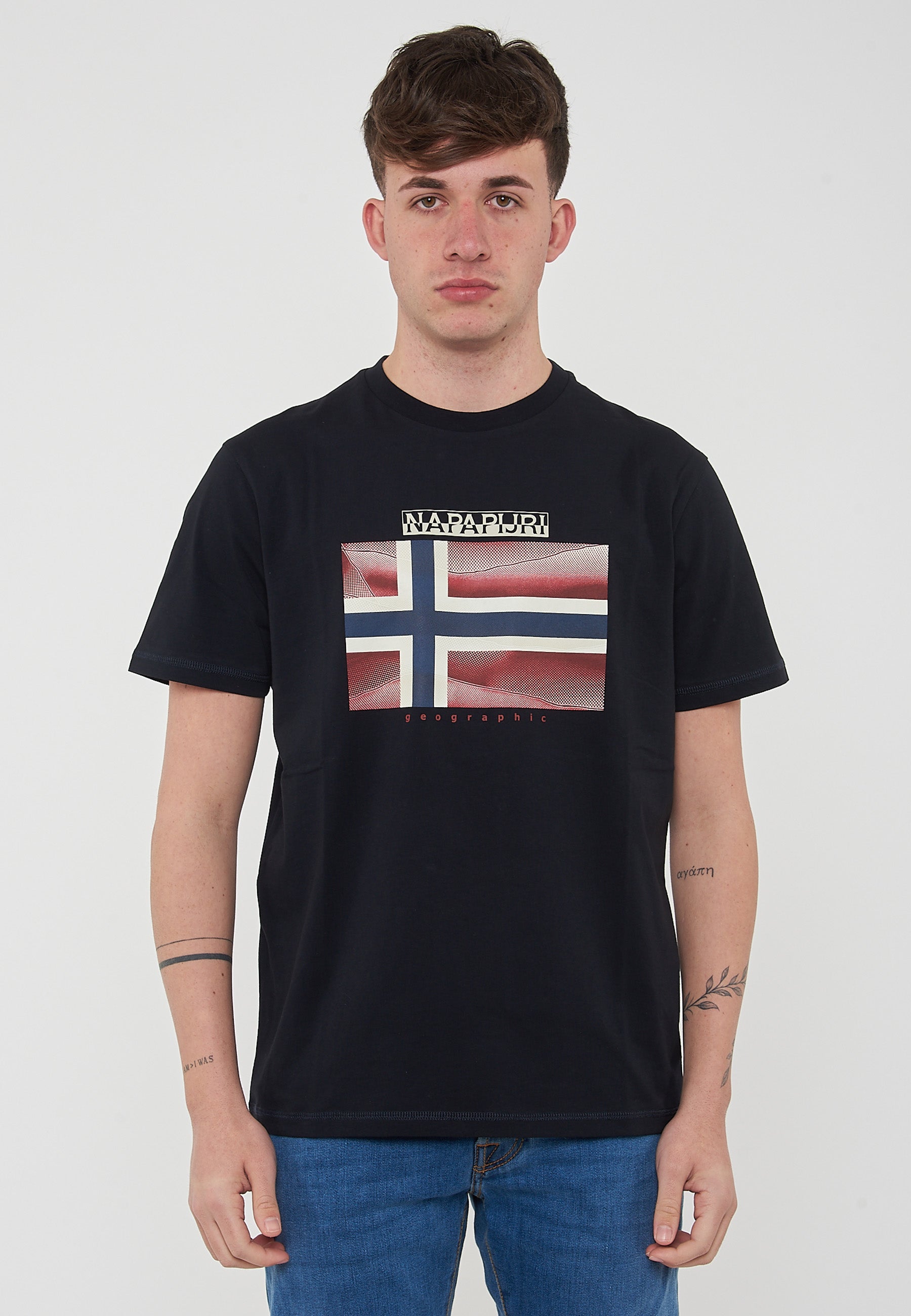 T-Shirt a Maniche Corte Lari Black Beauty
