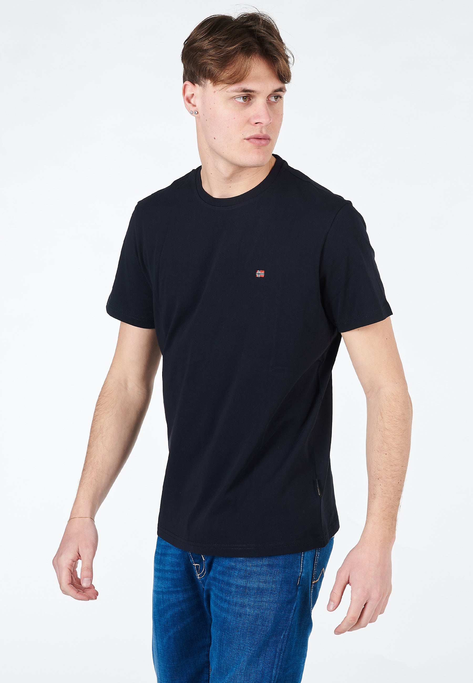 T-Shirt a Maniche Corte Estiva Salis Black
