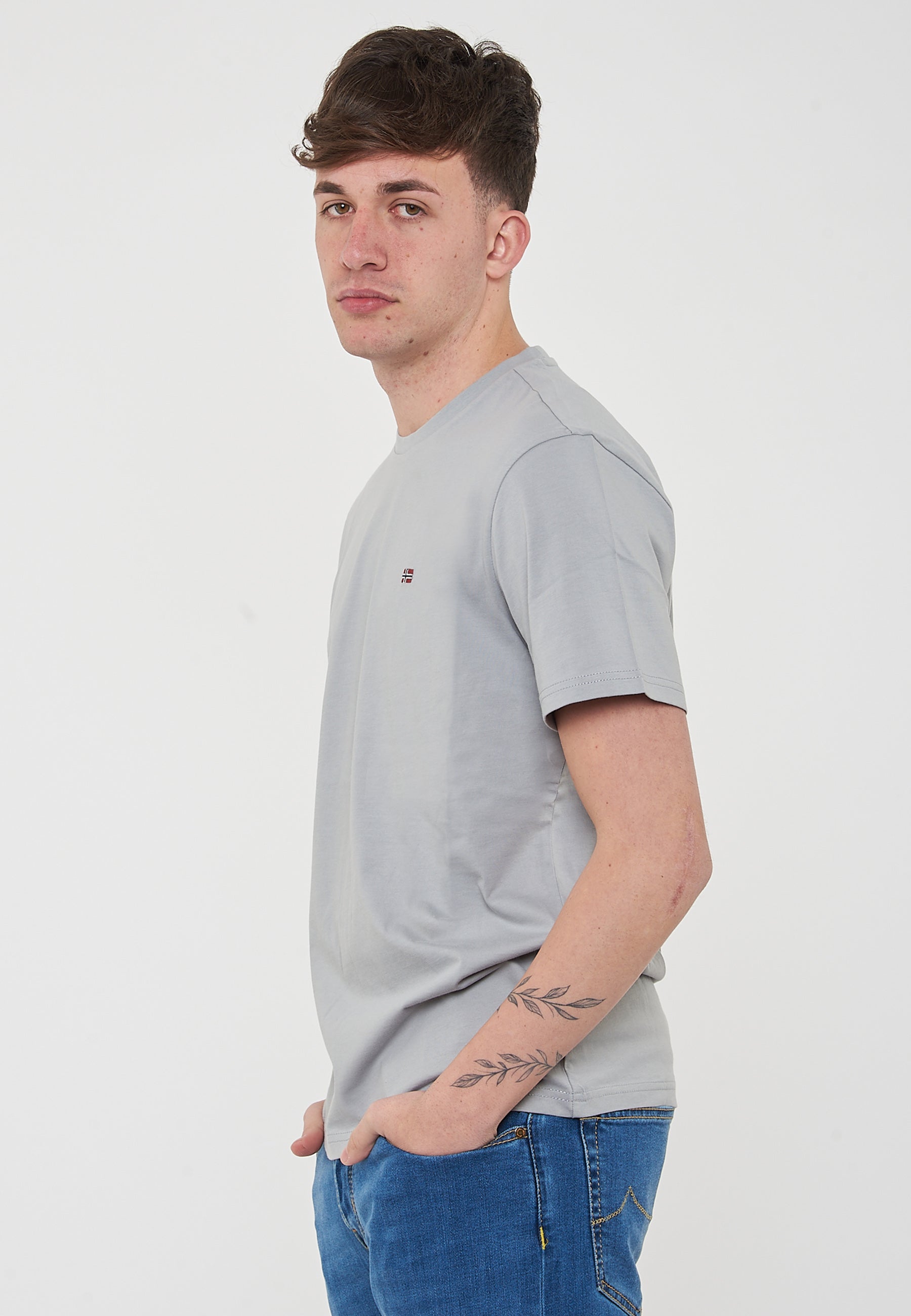 T-Shirt a Maniche Corte Estiva Ultimate Gray