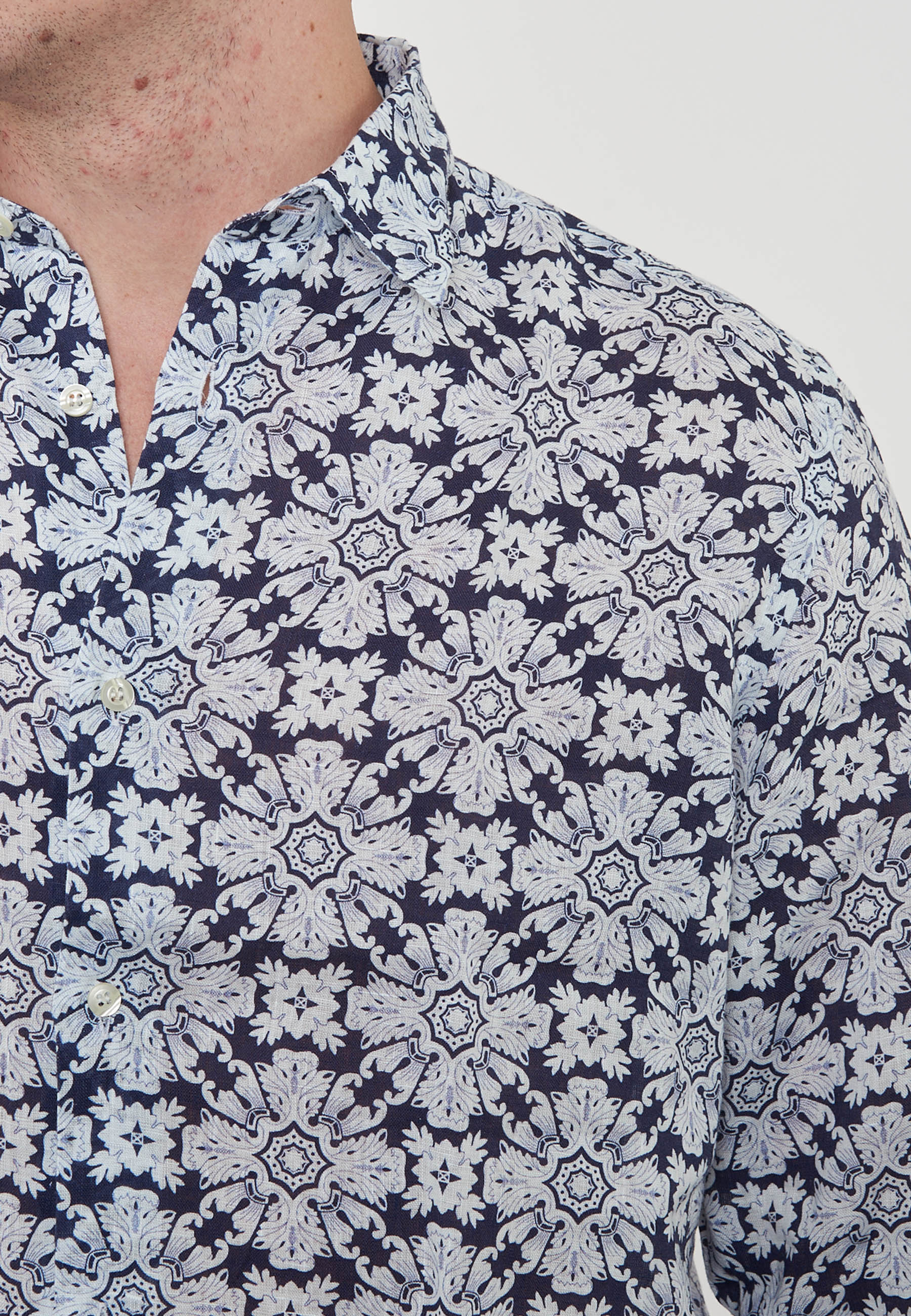 Camicia Lino Casuzze V1