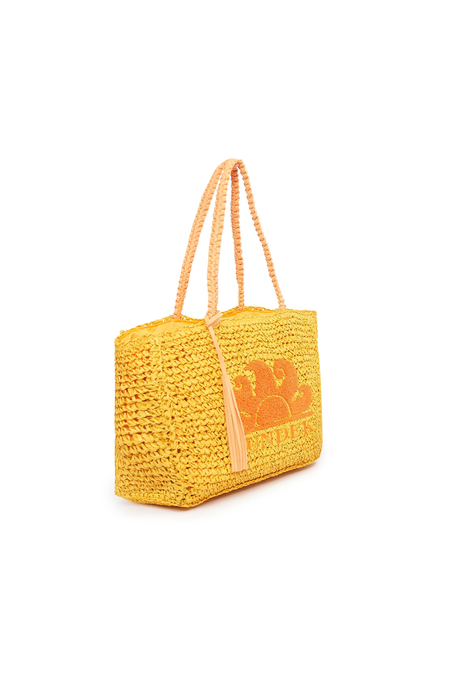 Wina - Shopping Bag In Paper Straw Maracuja