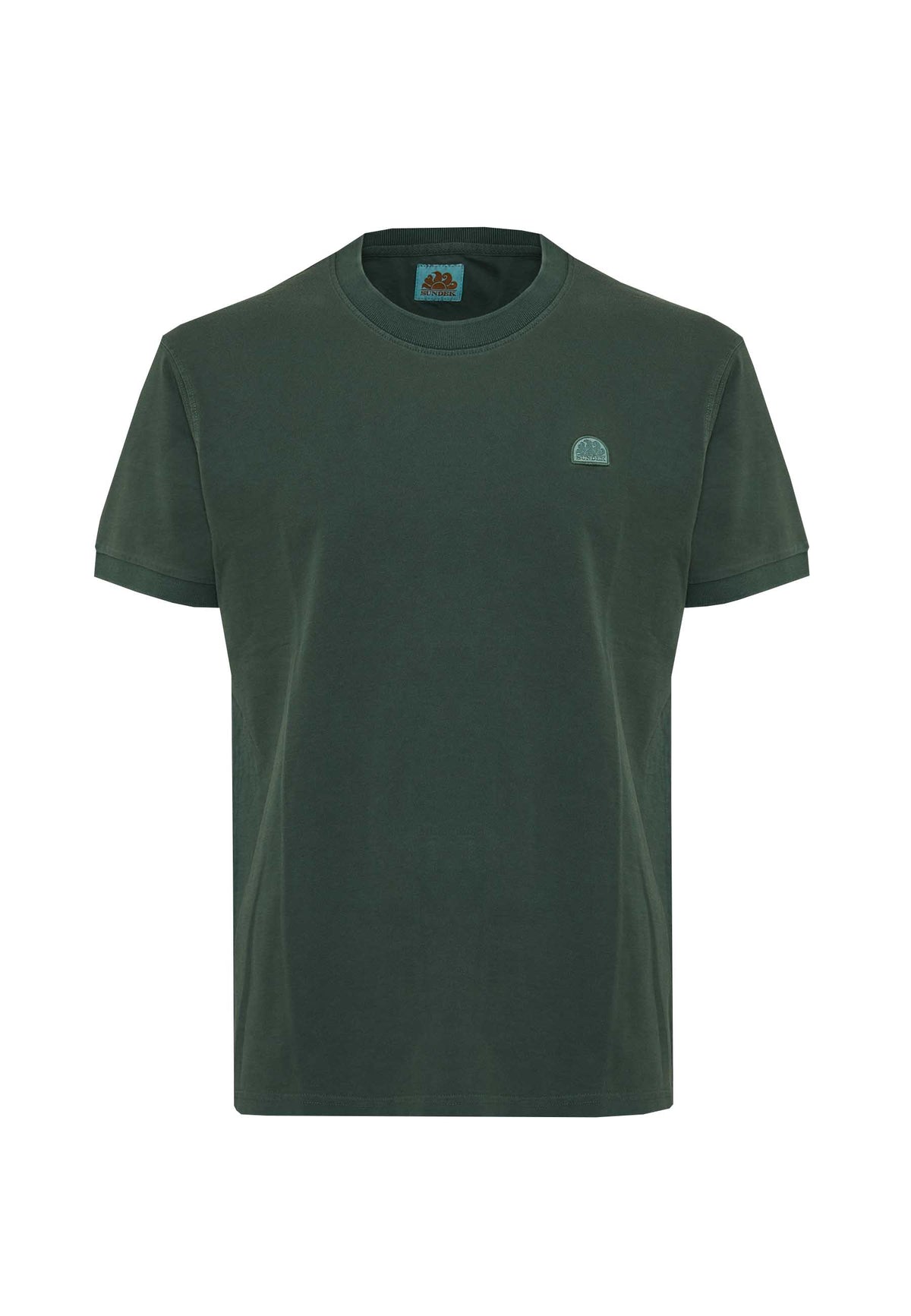 T-Shirt New Dey Girocollo Tinto Capo Con Logo Pine 01