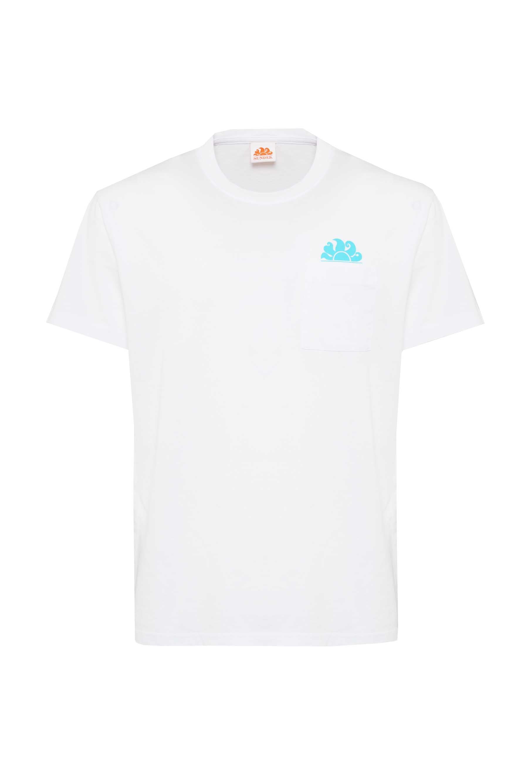 T-Shirt Con Tasca White 01