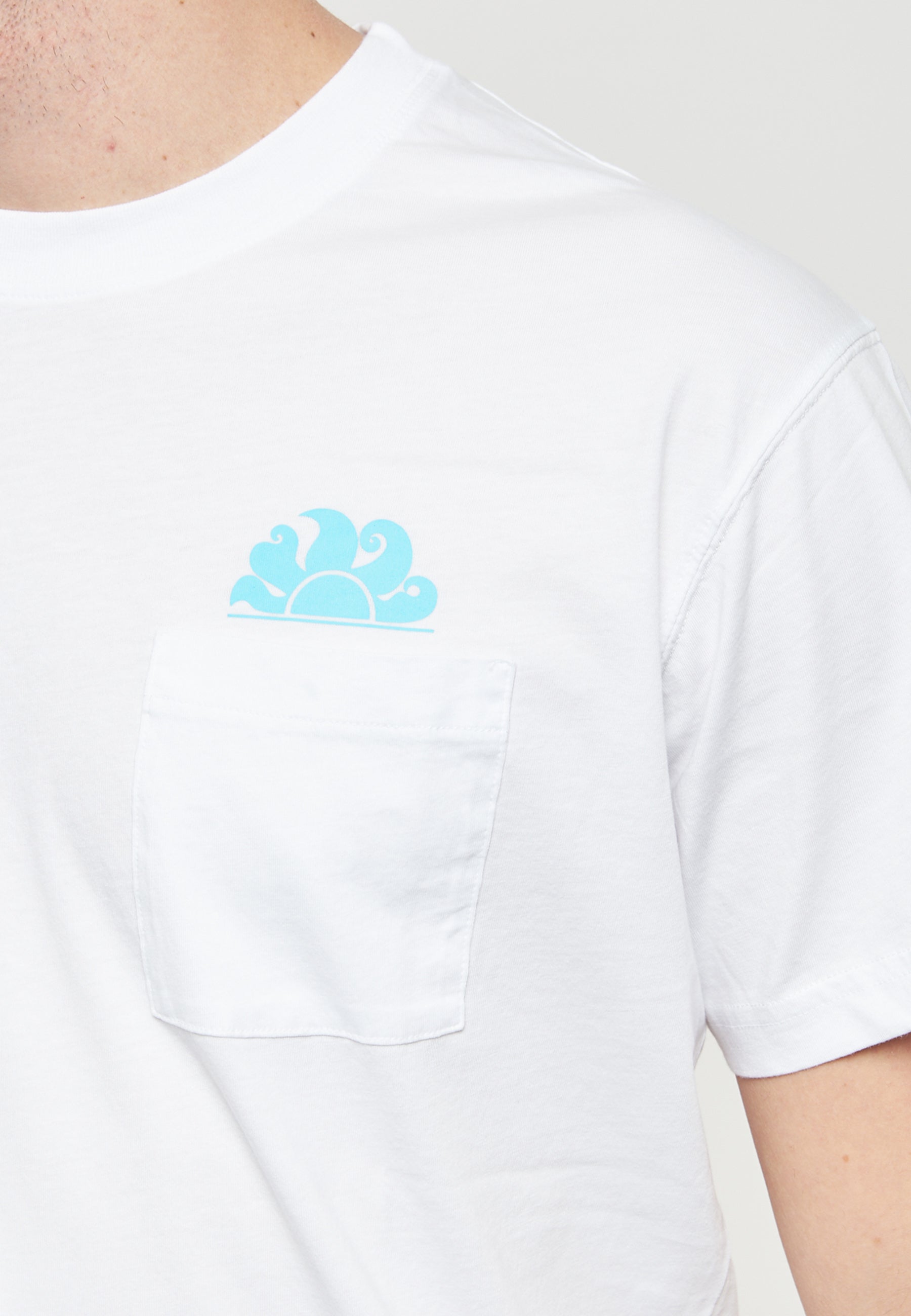 T-Shirt Con Tasca White 01