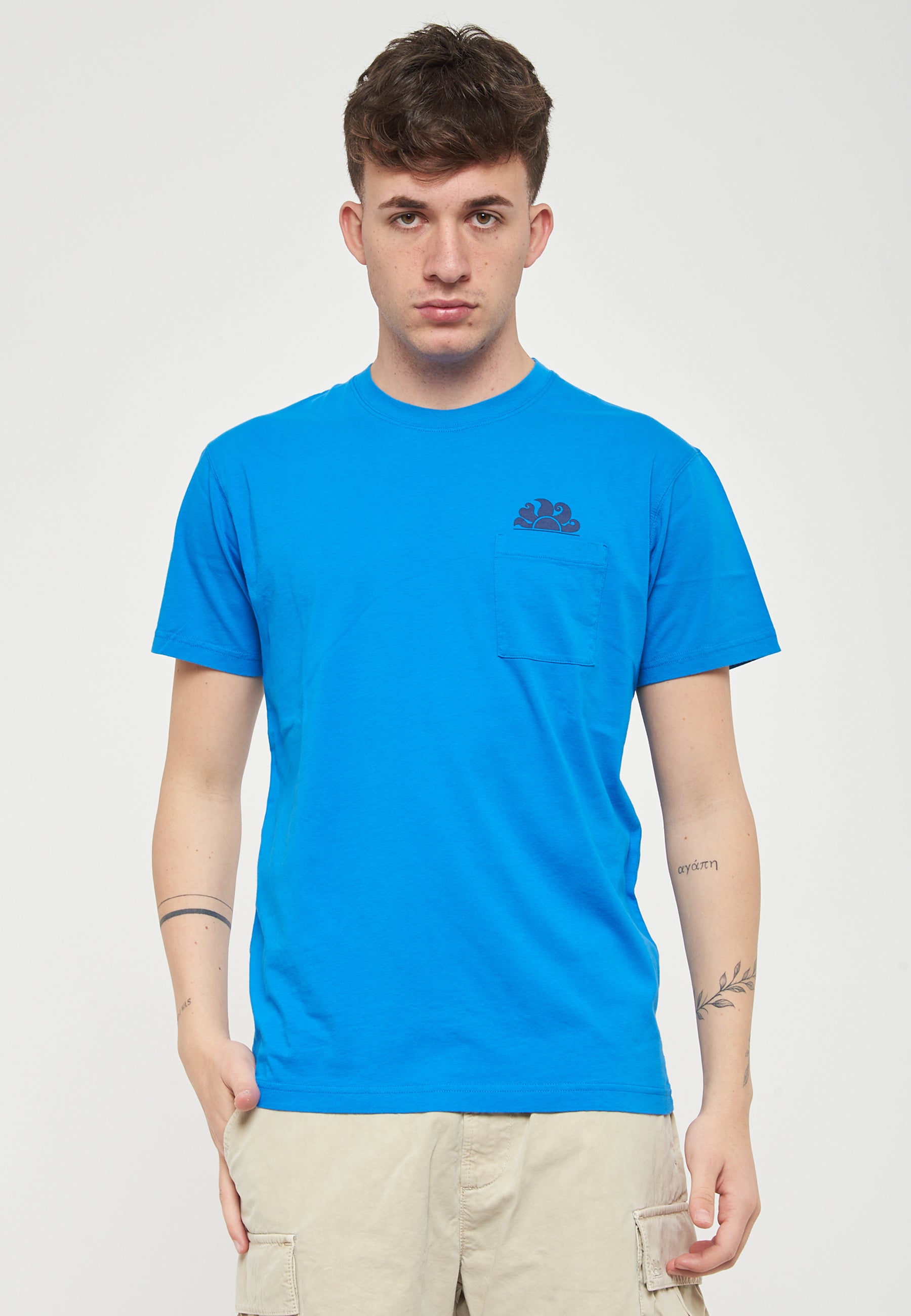 T-Shirt Con Tasca Twitter 01