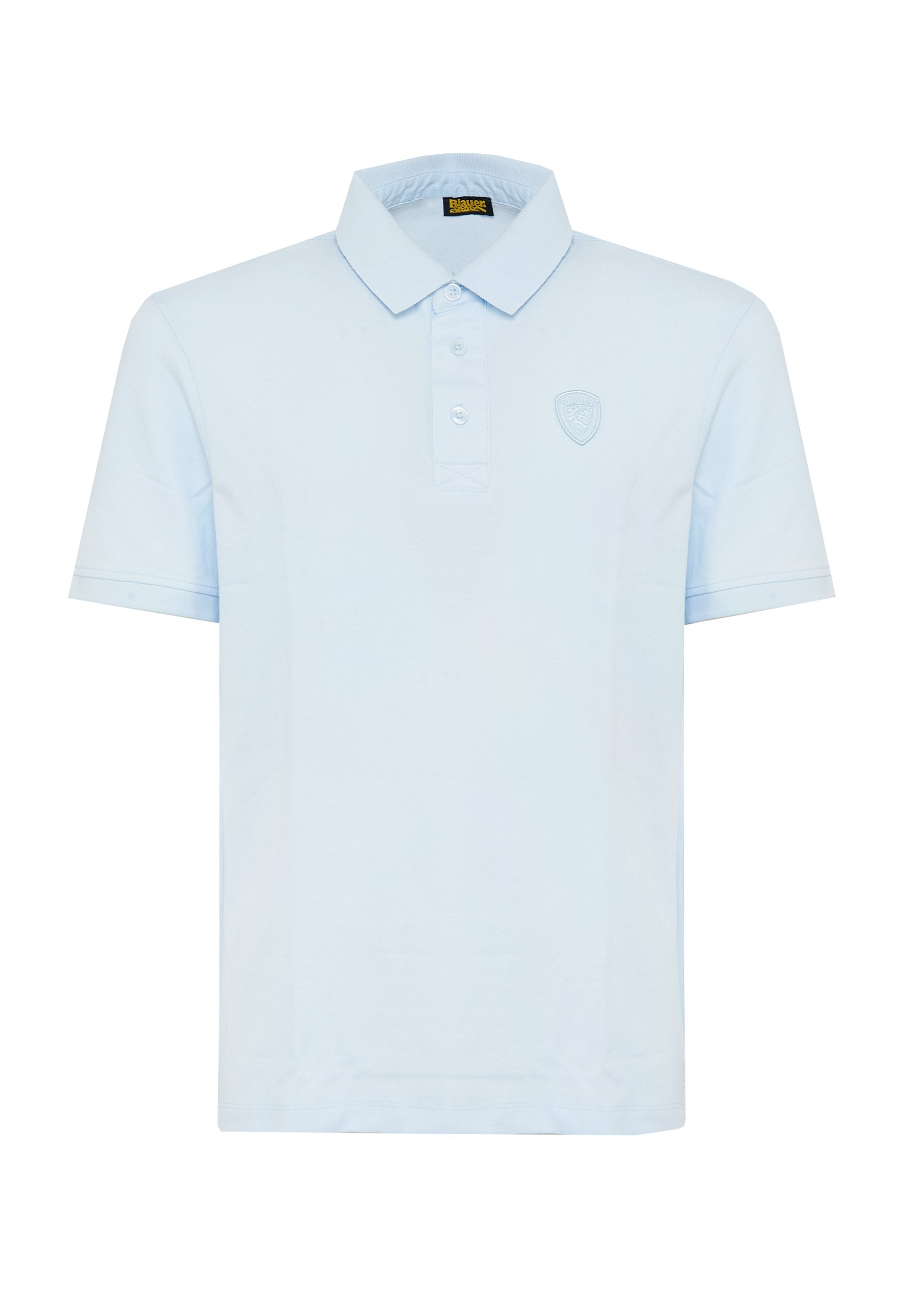 Polo In Piquet Alban Celeste.