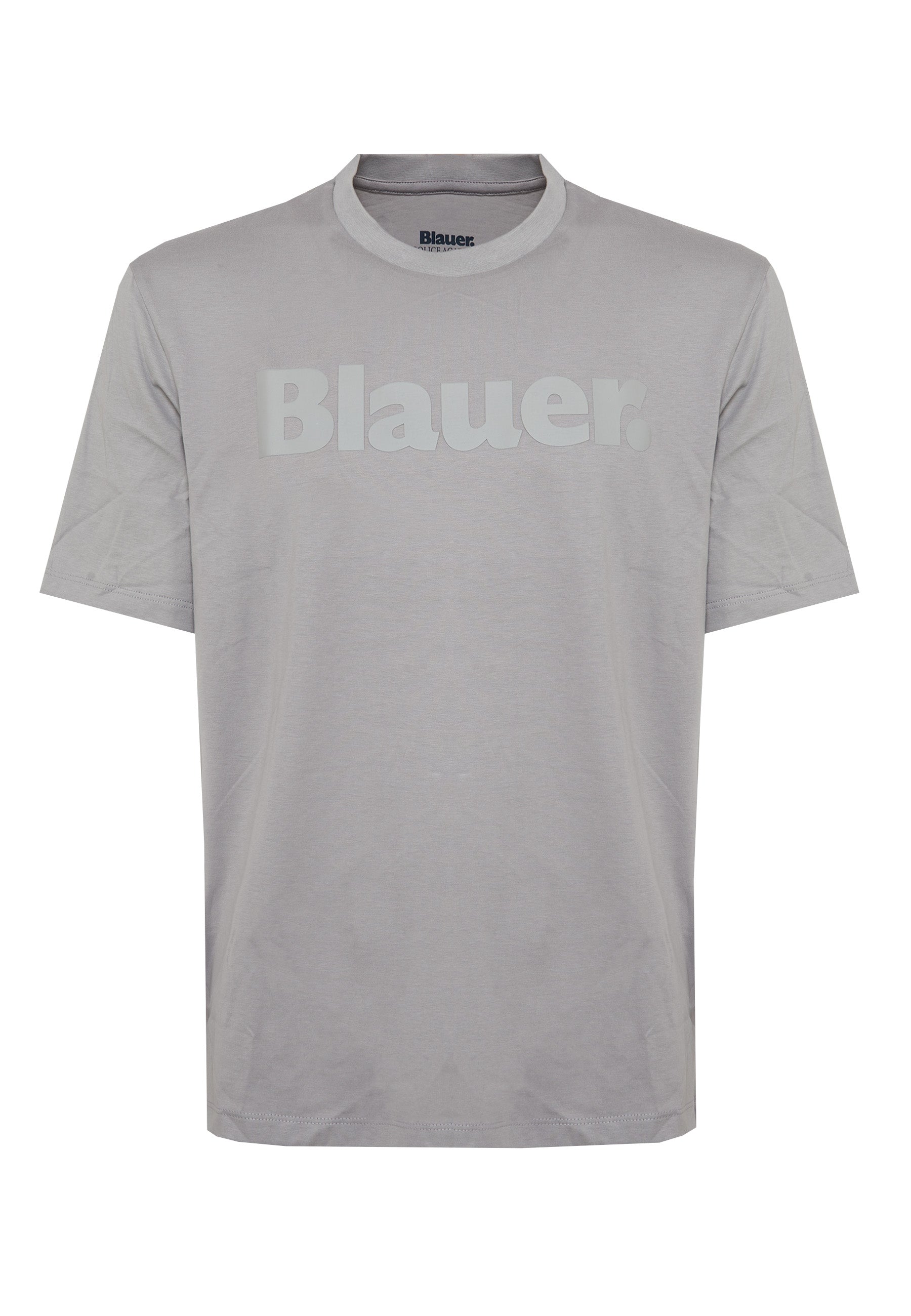 T-Shirt In Tono Grigio Nebbia