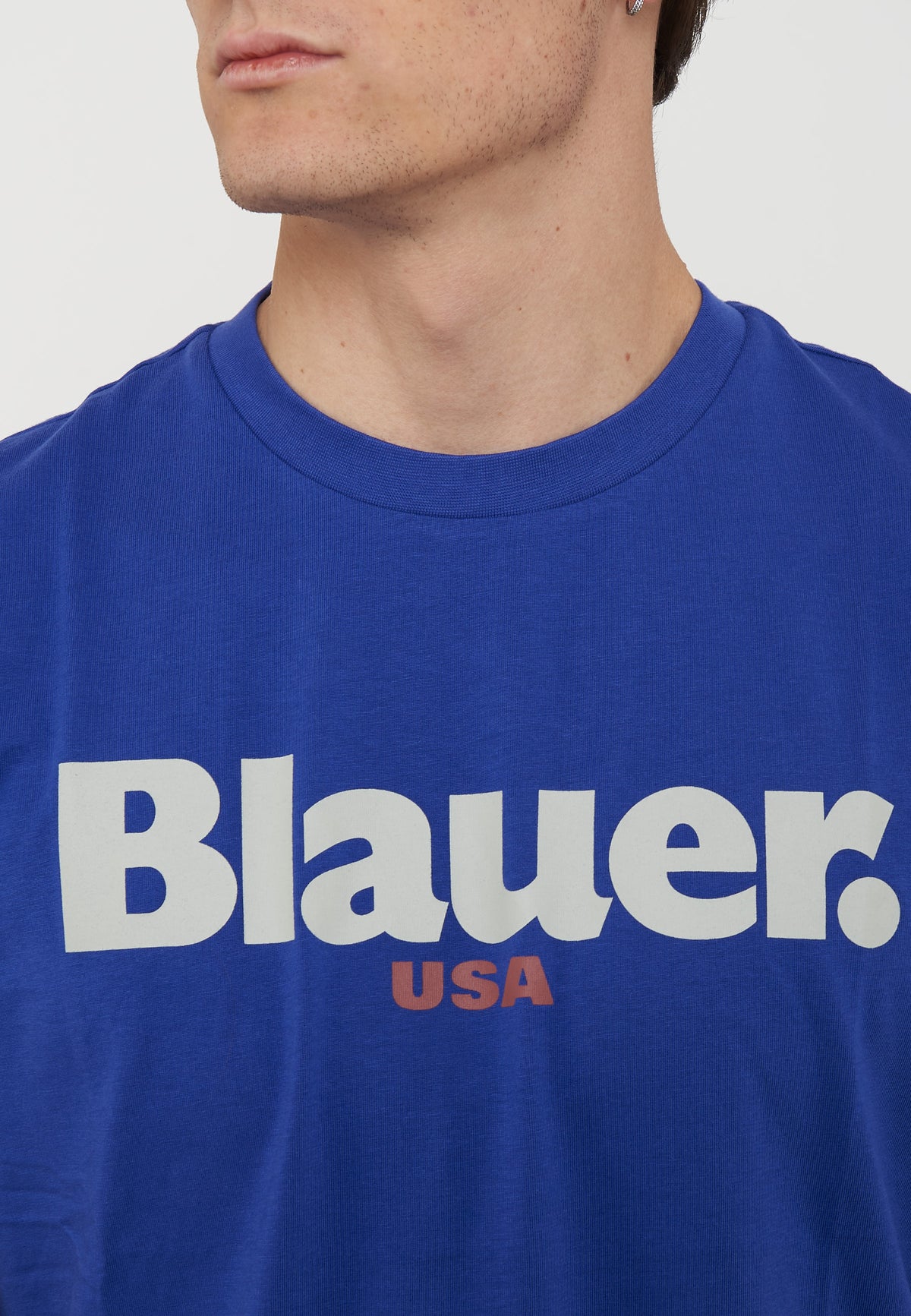 T-Shirt Ernst Blu Clematide