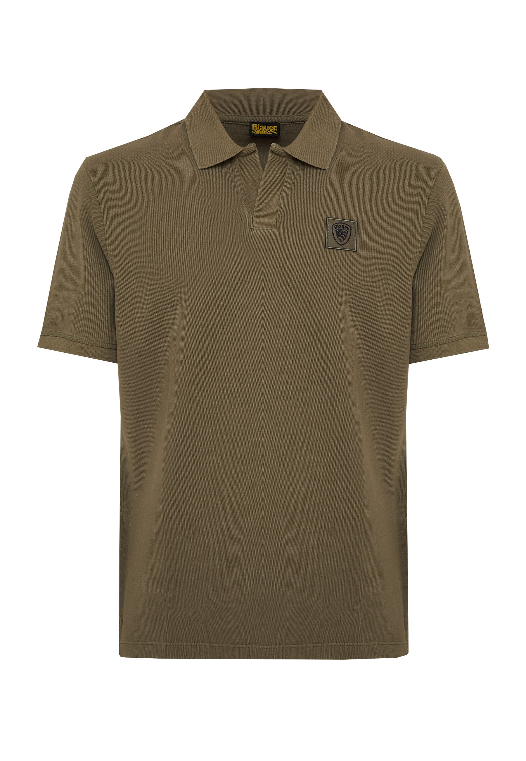 Polo In Piquet Havey Green<BR/>