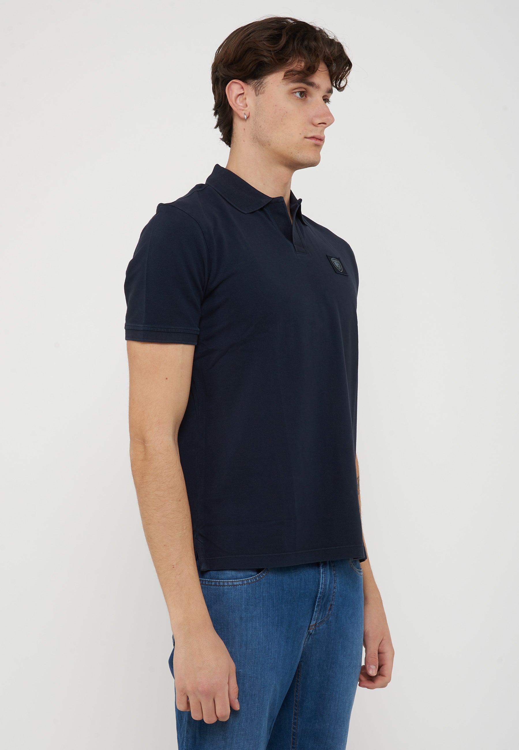 Polo In Piquet Havey Blu