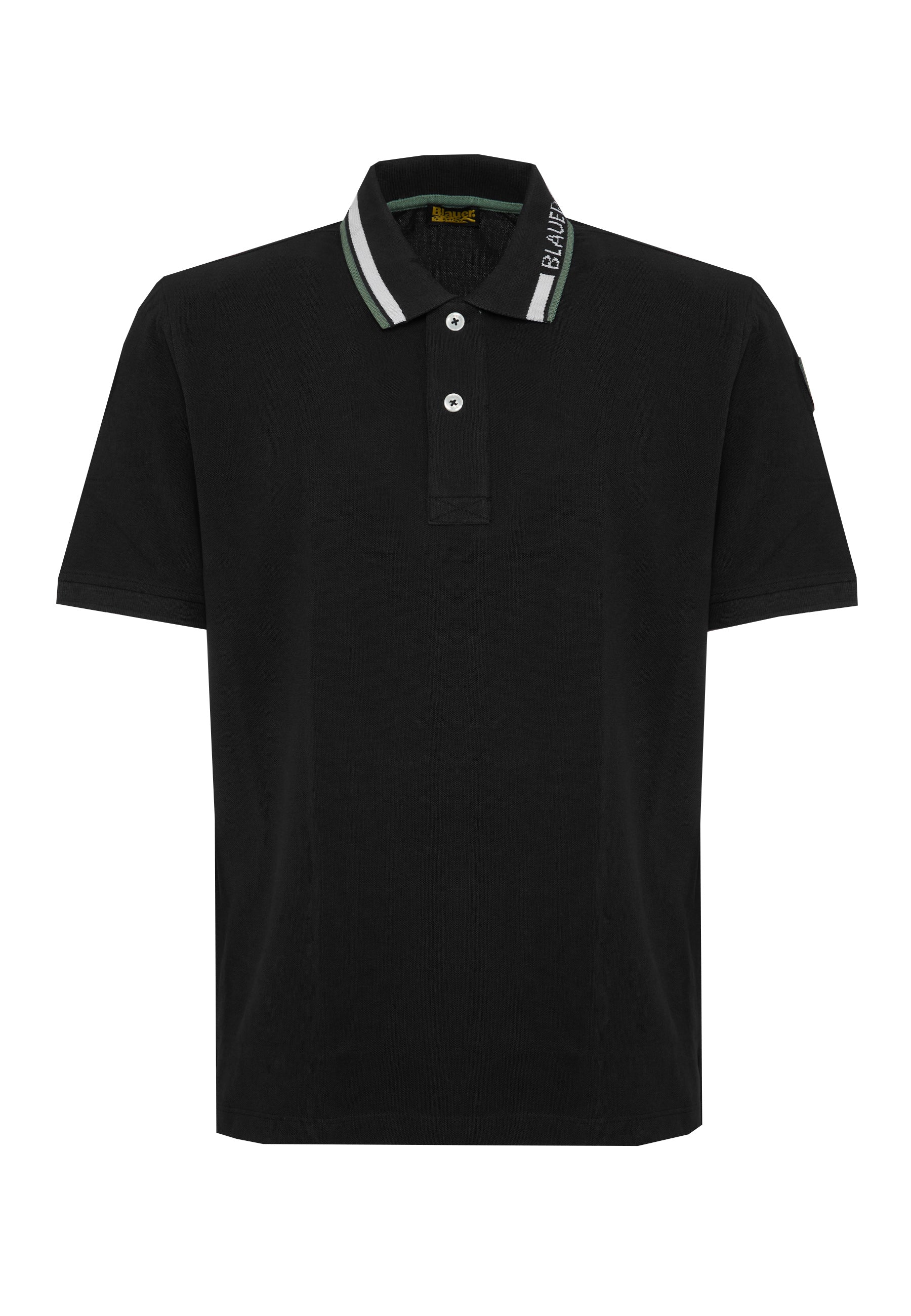 Polo Con Ricamo Sul Colletto Ransom Nero