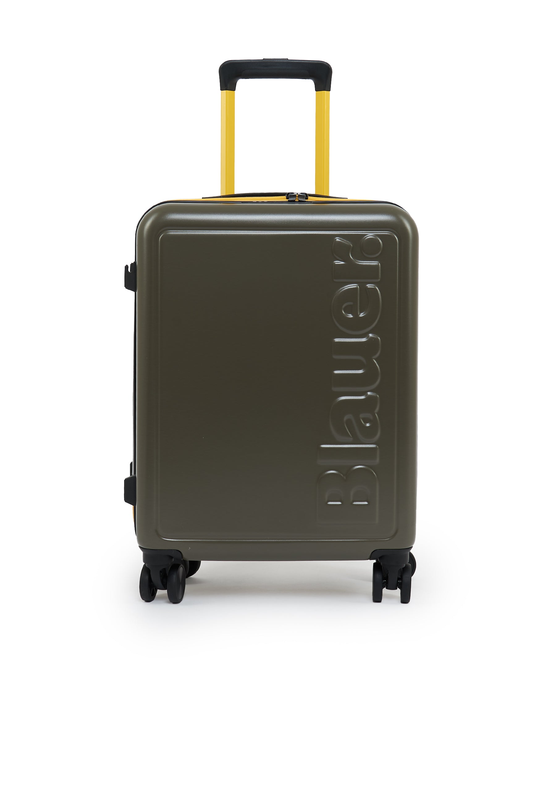 Trolley Blauer Cabin02 military in ABS rigido ad alta resistenza.<BR/>