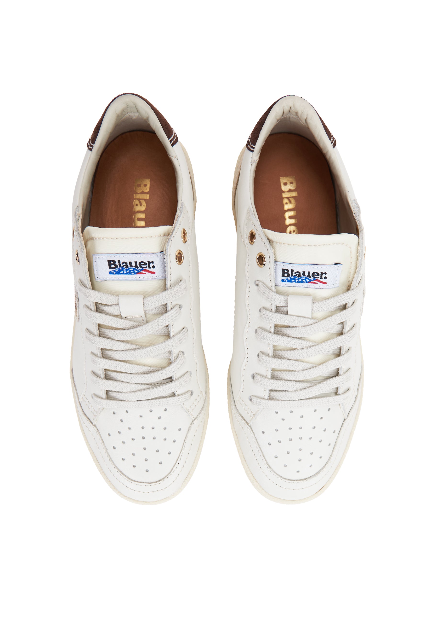 Sneaker Olympia White Brown