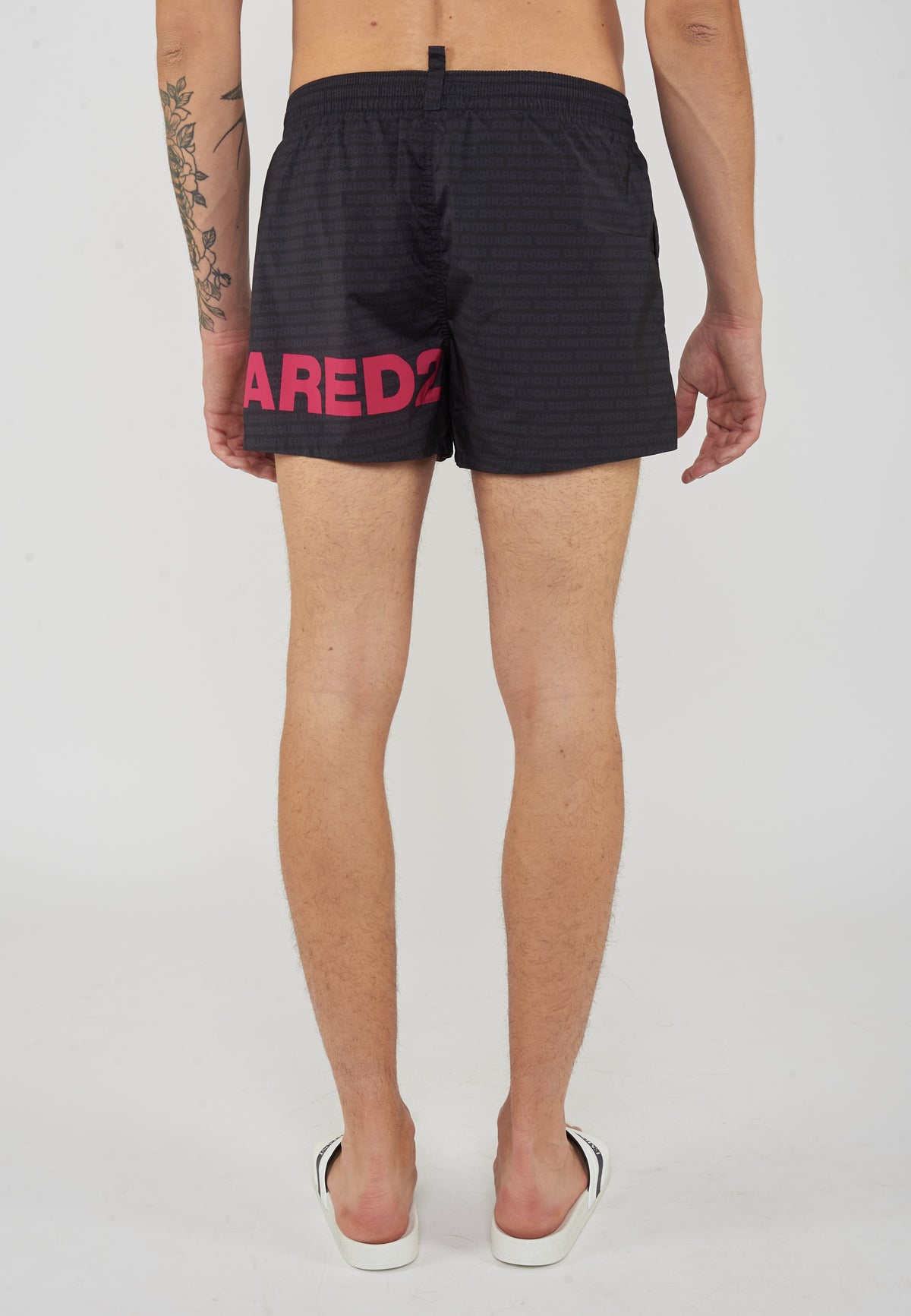 Boxer Mare Midi Con Logo Dsquared2