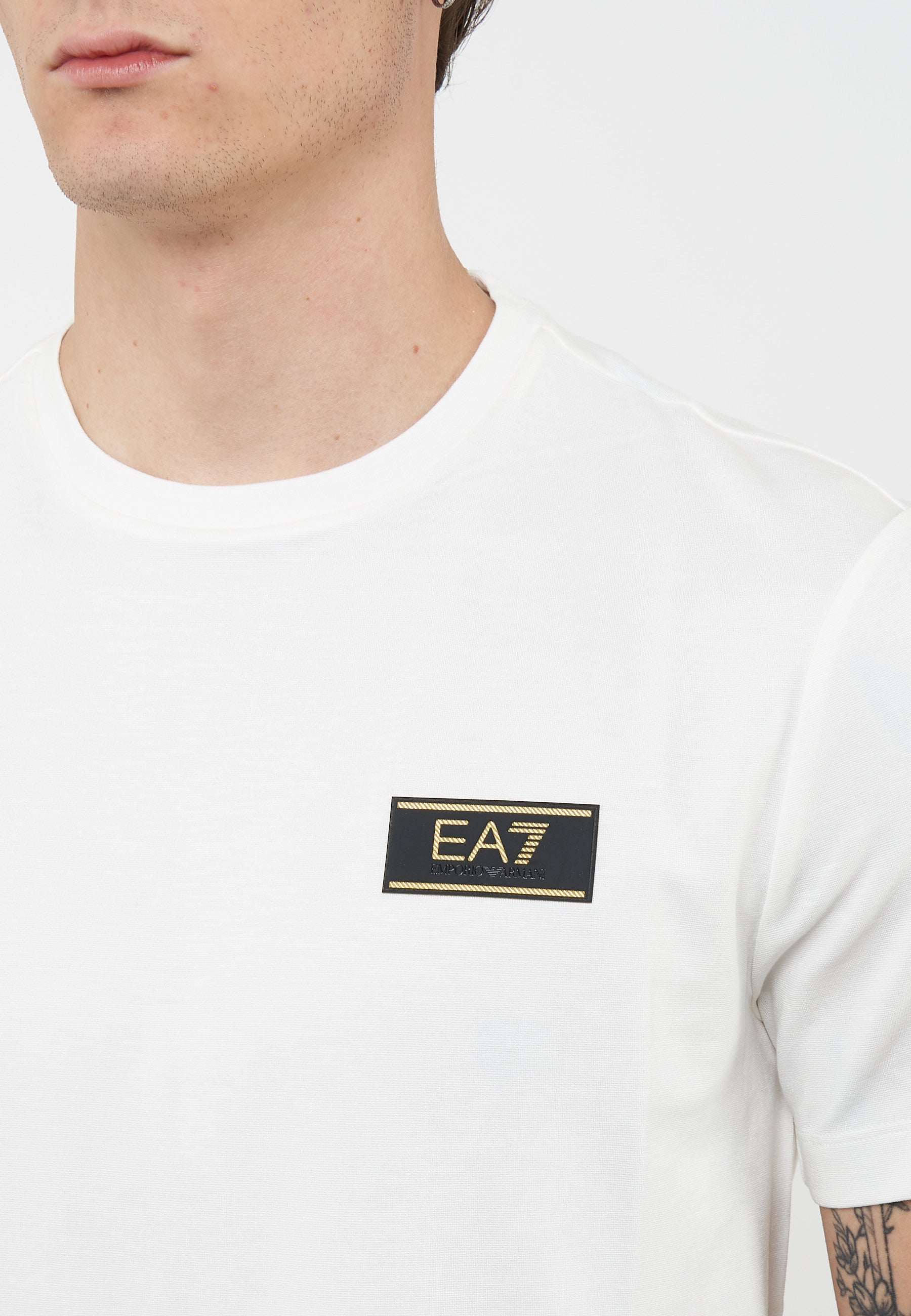 T-shirt girocollo Premium Label in misto viscosa stretch Sugar Swizzle