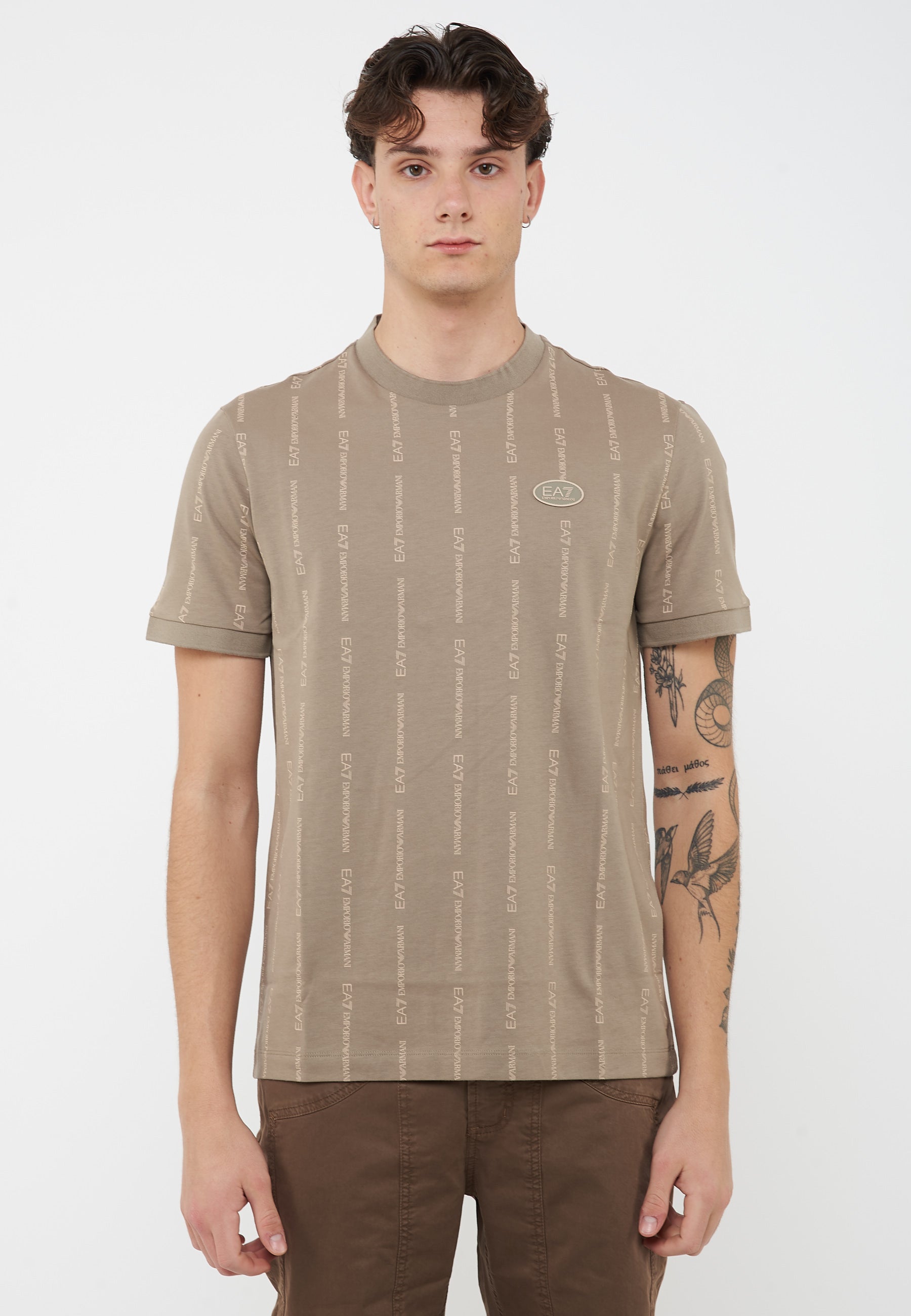 T-shirt Graphic Series in misto cotone Roasted