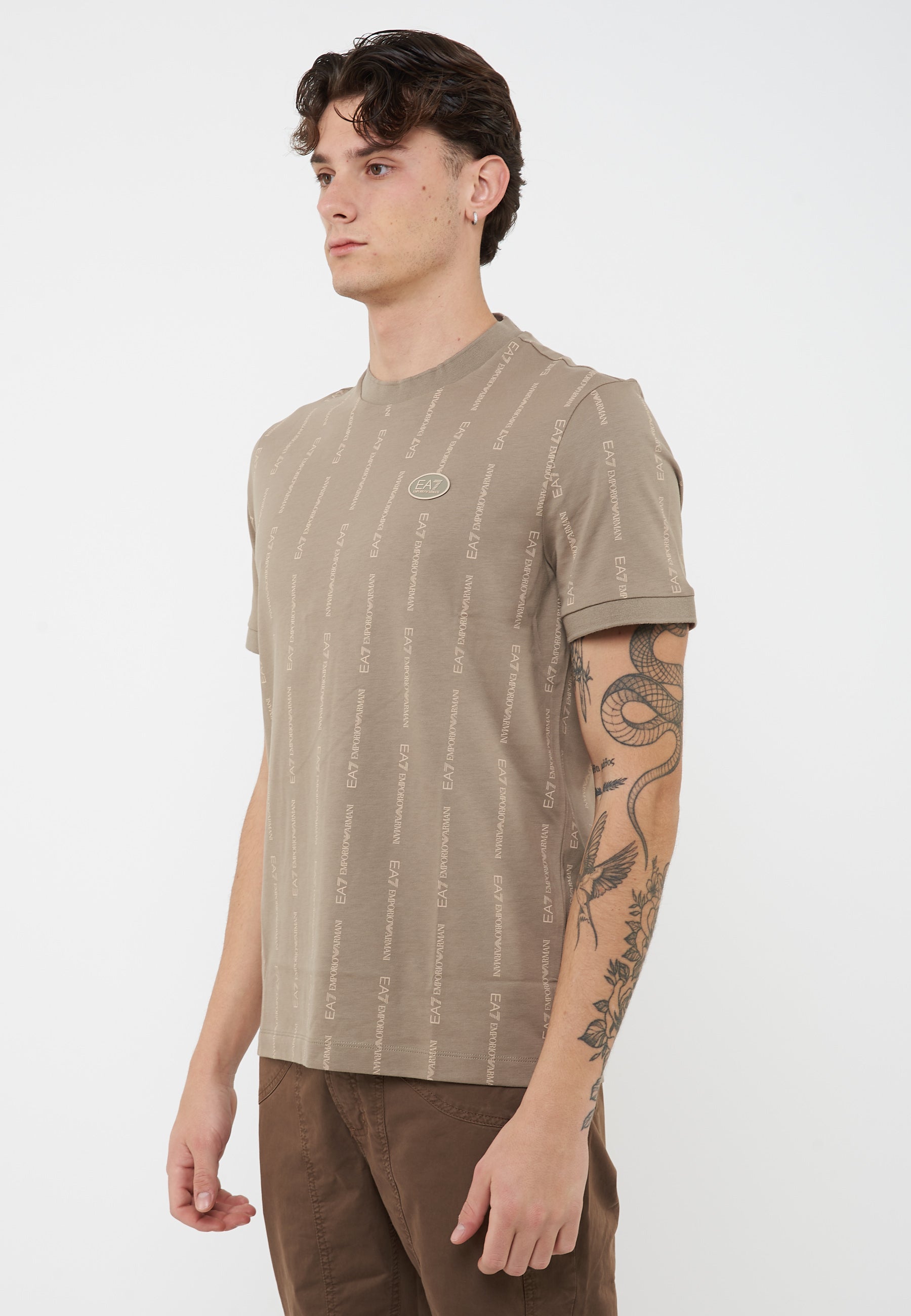 T-shirt Graphic Series in misto cotone Roasted
