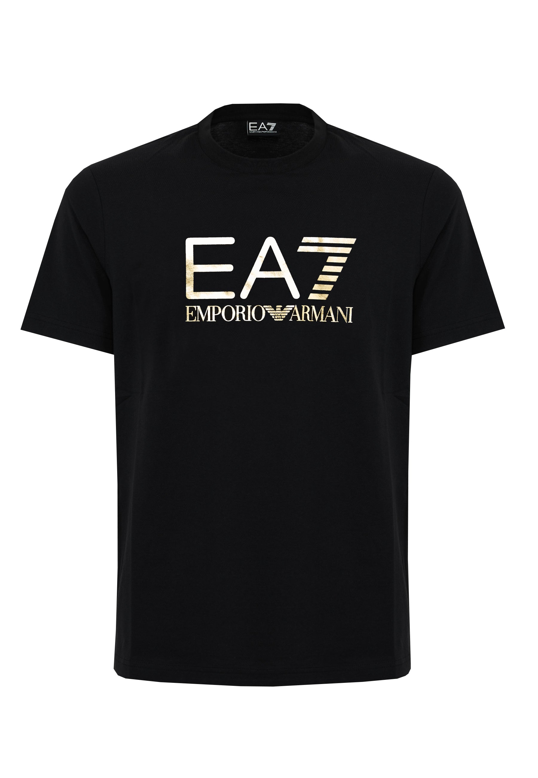 T-shirt Core Identity in jersey di cotone Black Gold