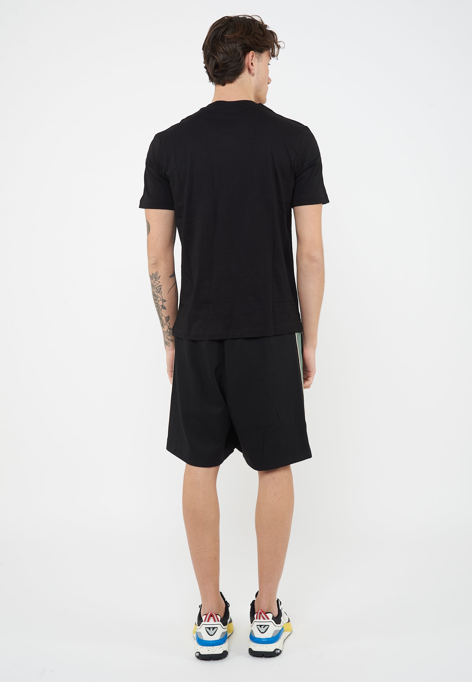 T-shirt girocollo Logo Series in cotone Black