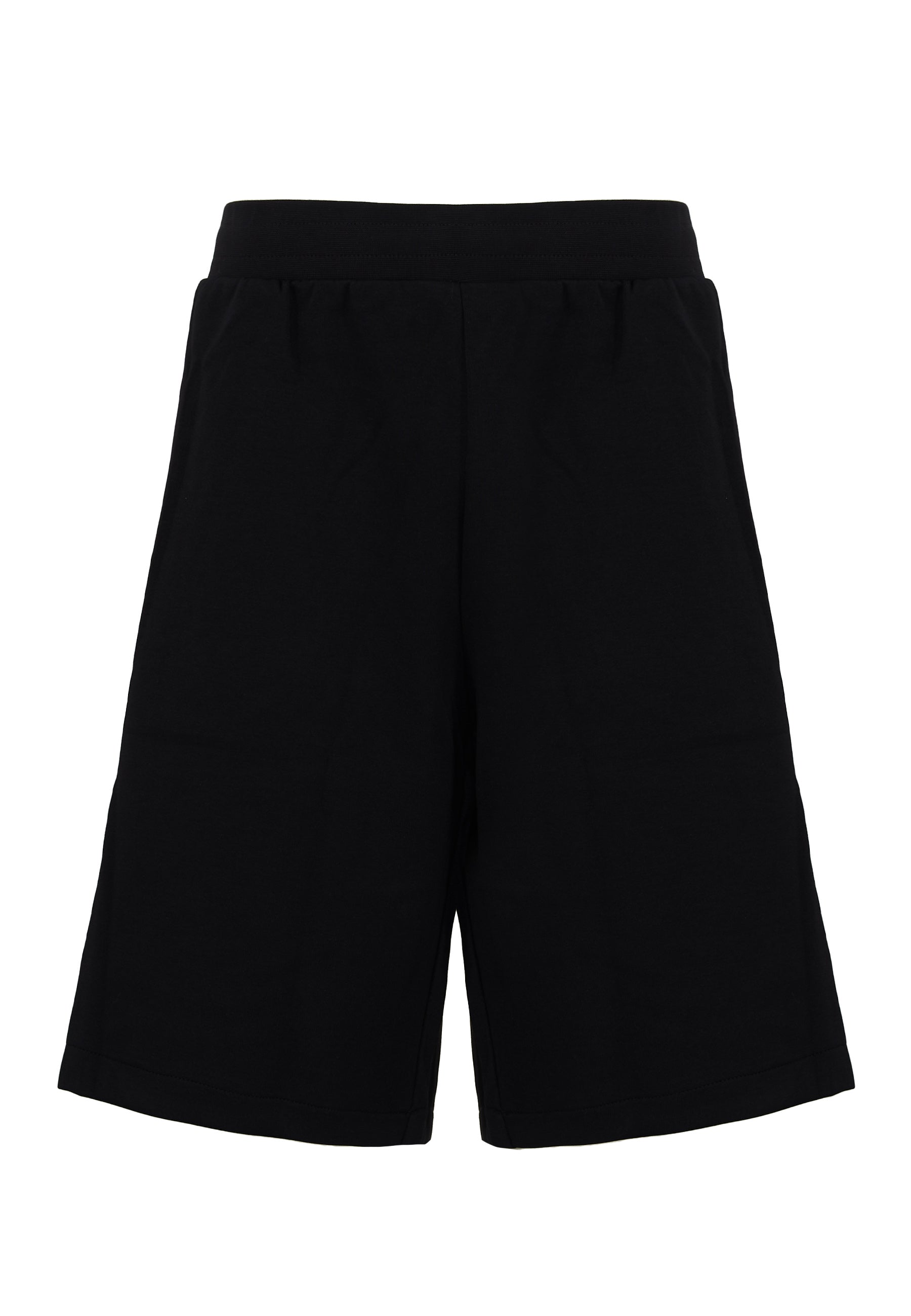 Bermuda Logo Series in interlok di misto cotone Black