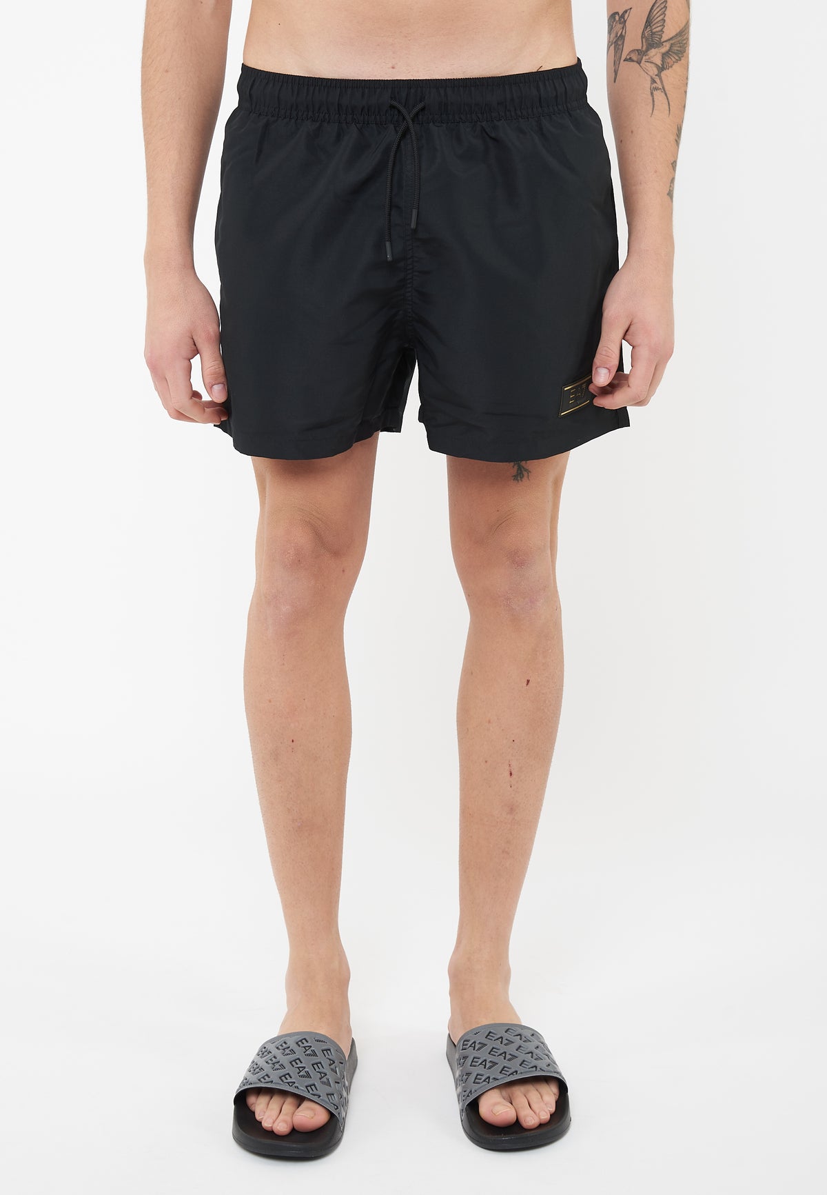 Costume Da Bagno Con Logo Black