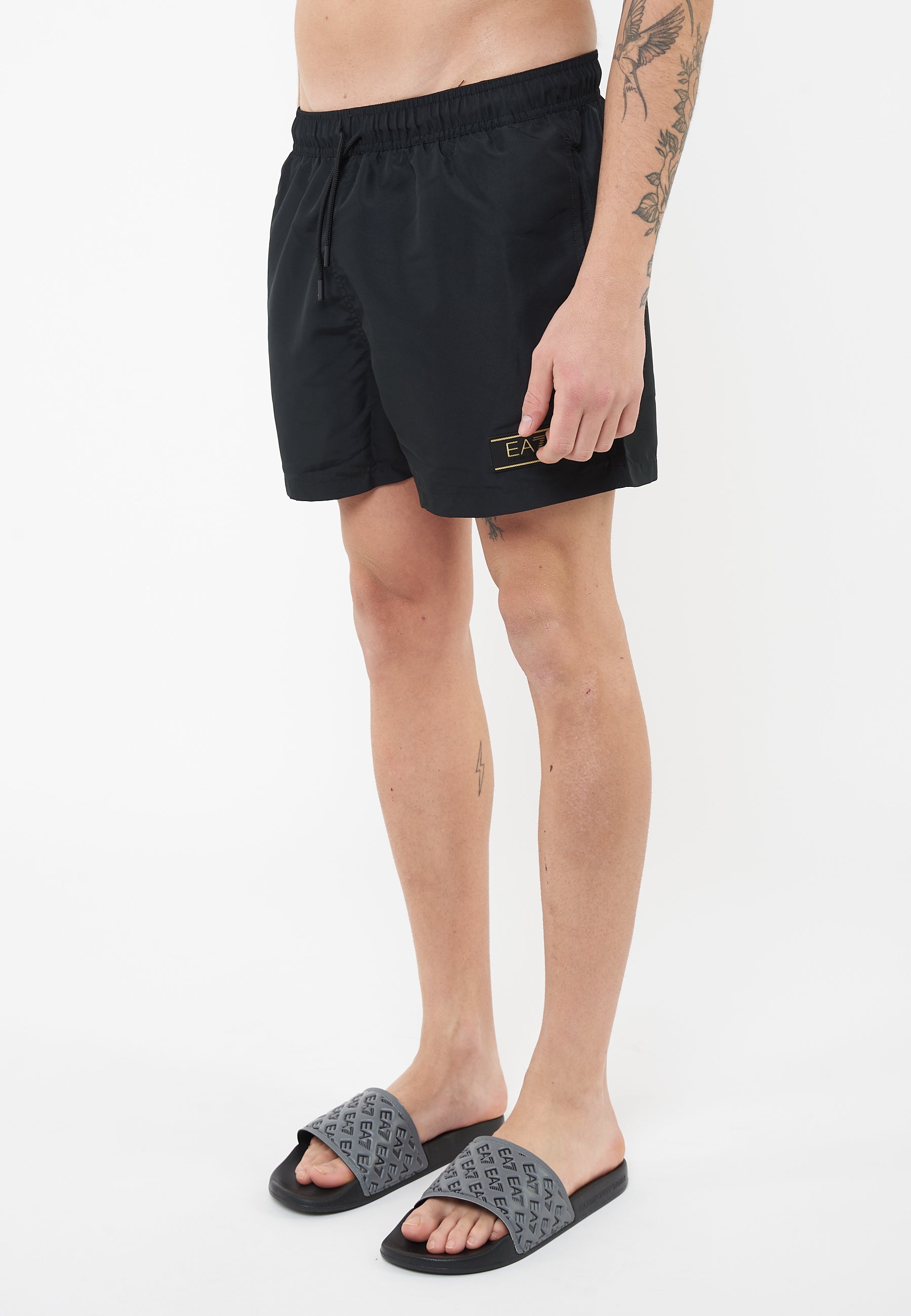 Costume Da Bagno Con Logo Black