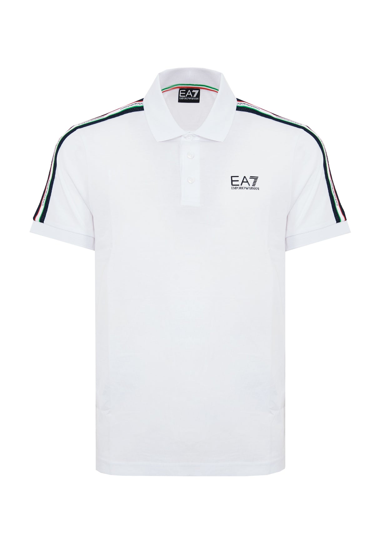 Polo in jersey di cotone Italian Spirit White
