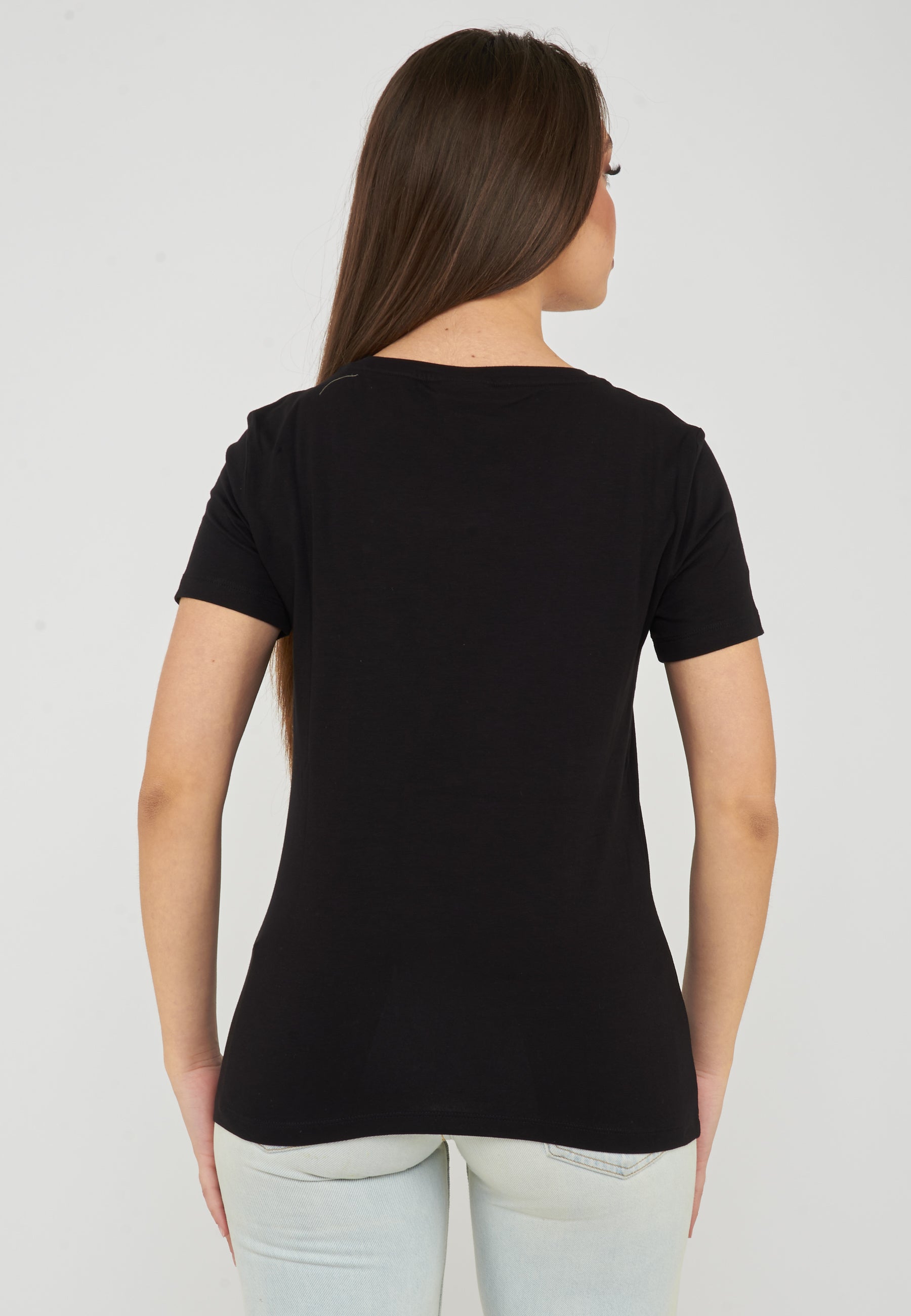 T-shirt in jersey stretch Logo Series Black