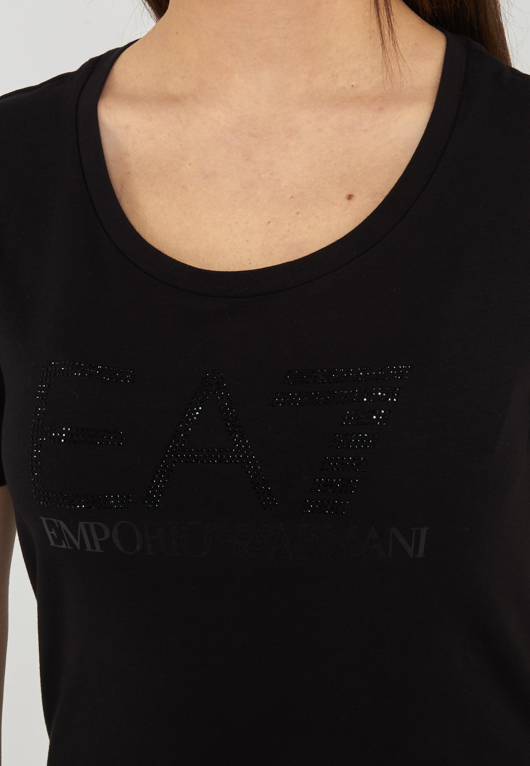 T-shirt in jersey stretch Logo Series Black