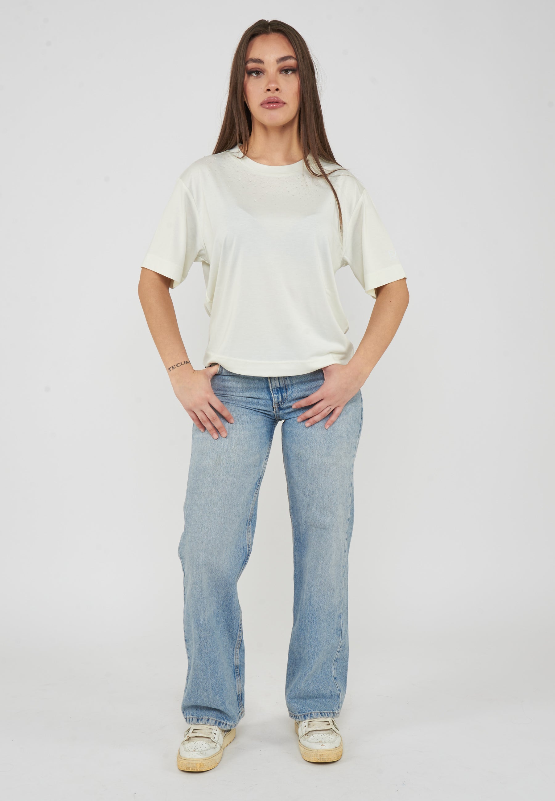 T-shirt Precious in misto viscosa Mistic