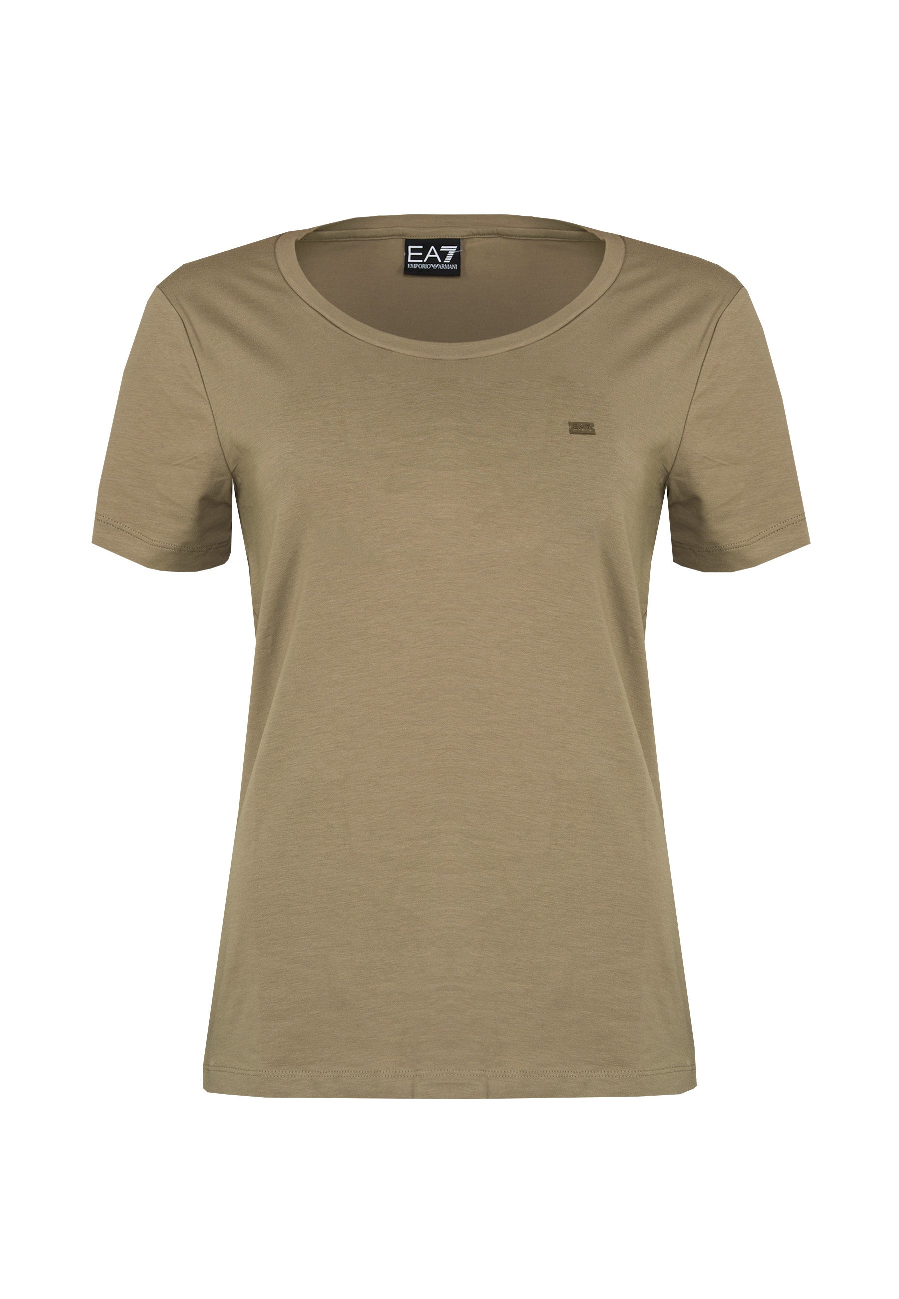 T-shirt Core Lady vestibilità slim in jersey cotone Roasted Cashew