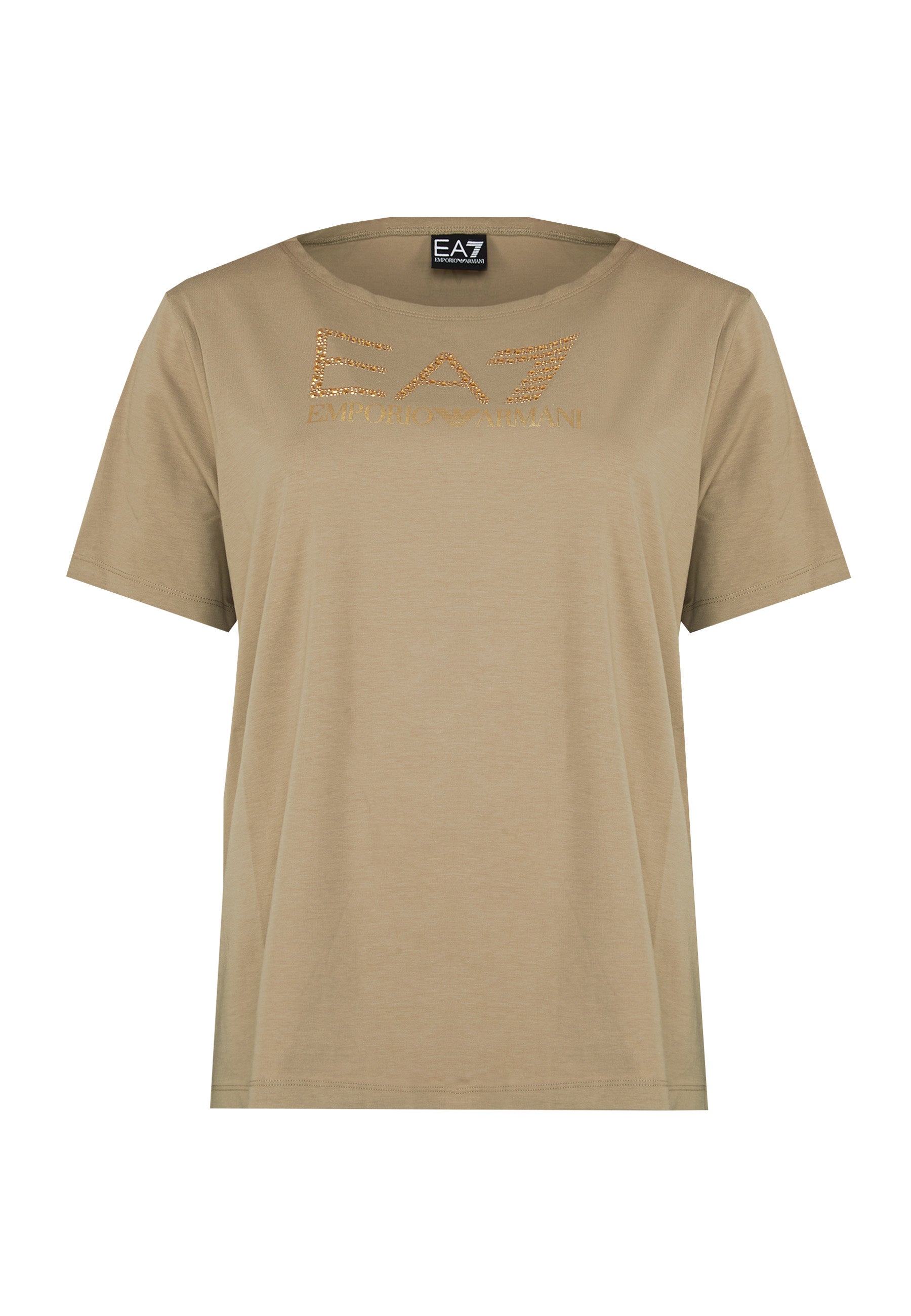 T-shirt Logo Series in jersey di cotone stretch Aluminium