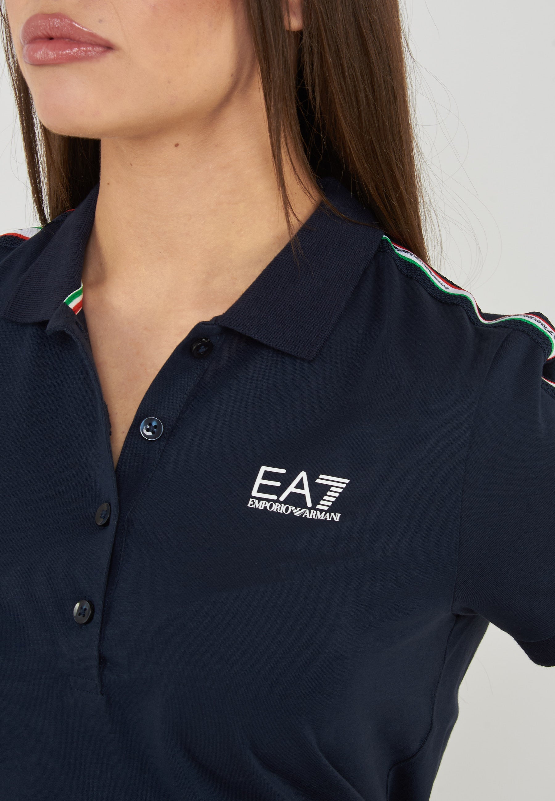 Polo in jersey di cotone Italian Spirit Blue