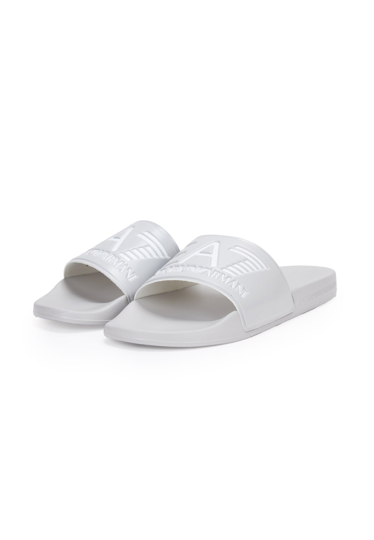 Slides Con Logo Fog Quiet Gray White