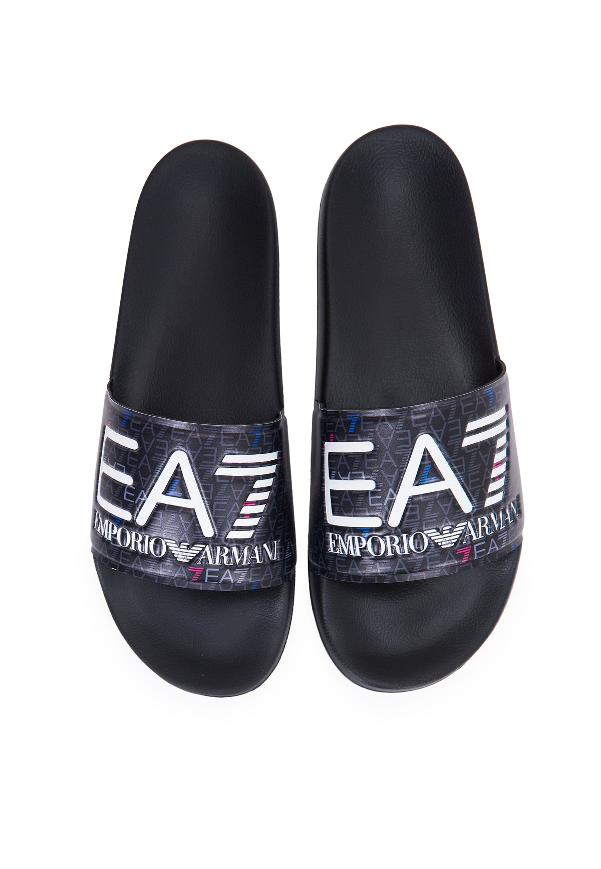 Slides With Logo Fog Black Smokead Pearl