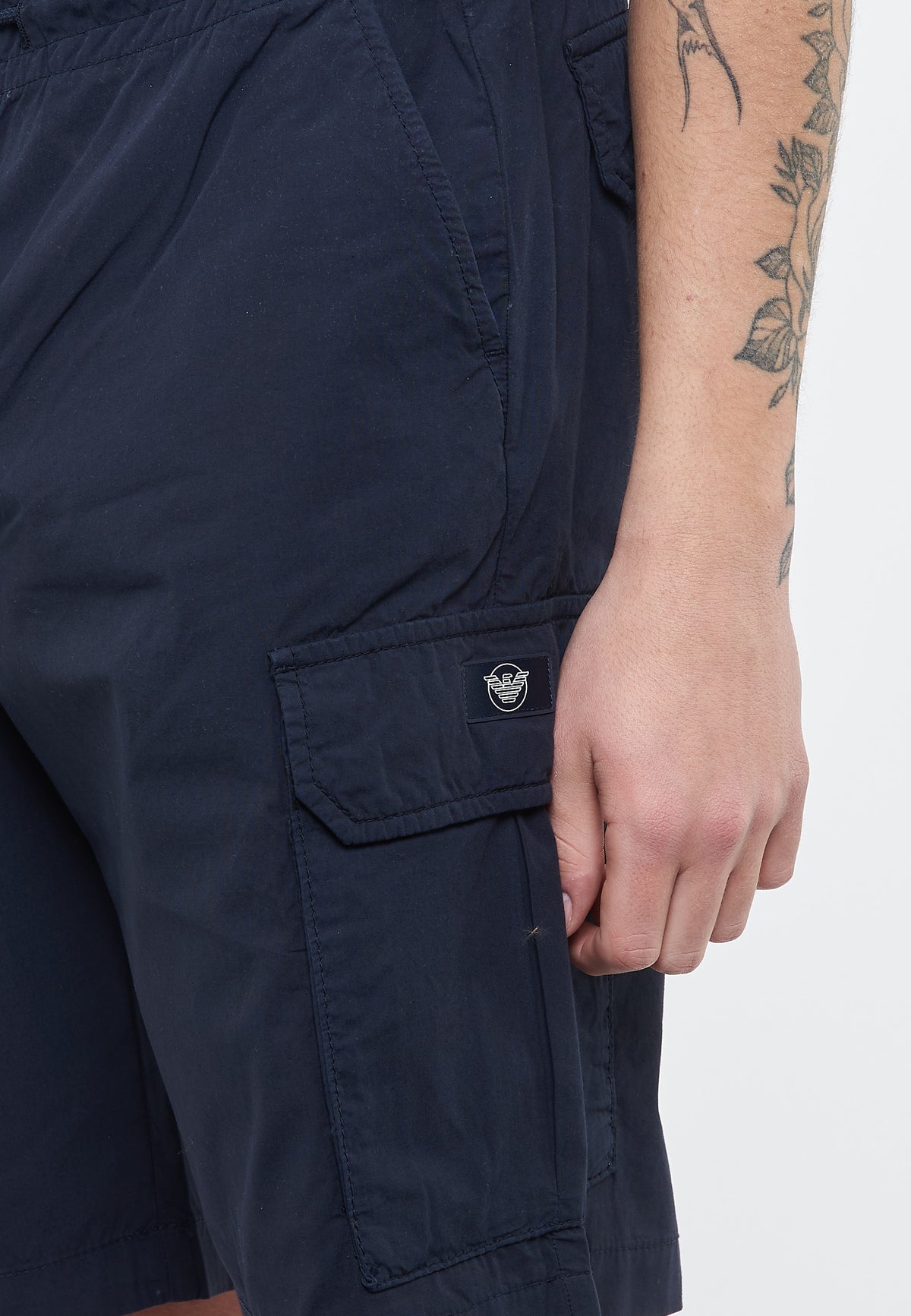 Bermuda Emporio Armani Swimwear Cargo Blue