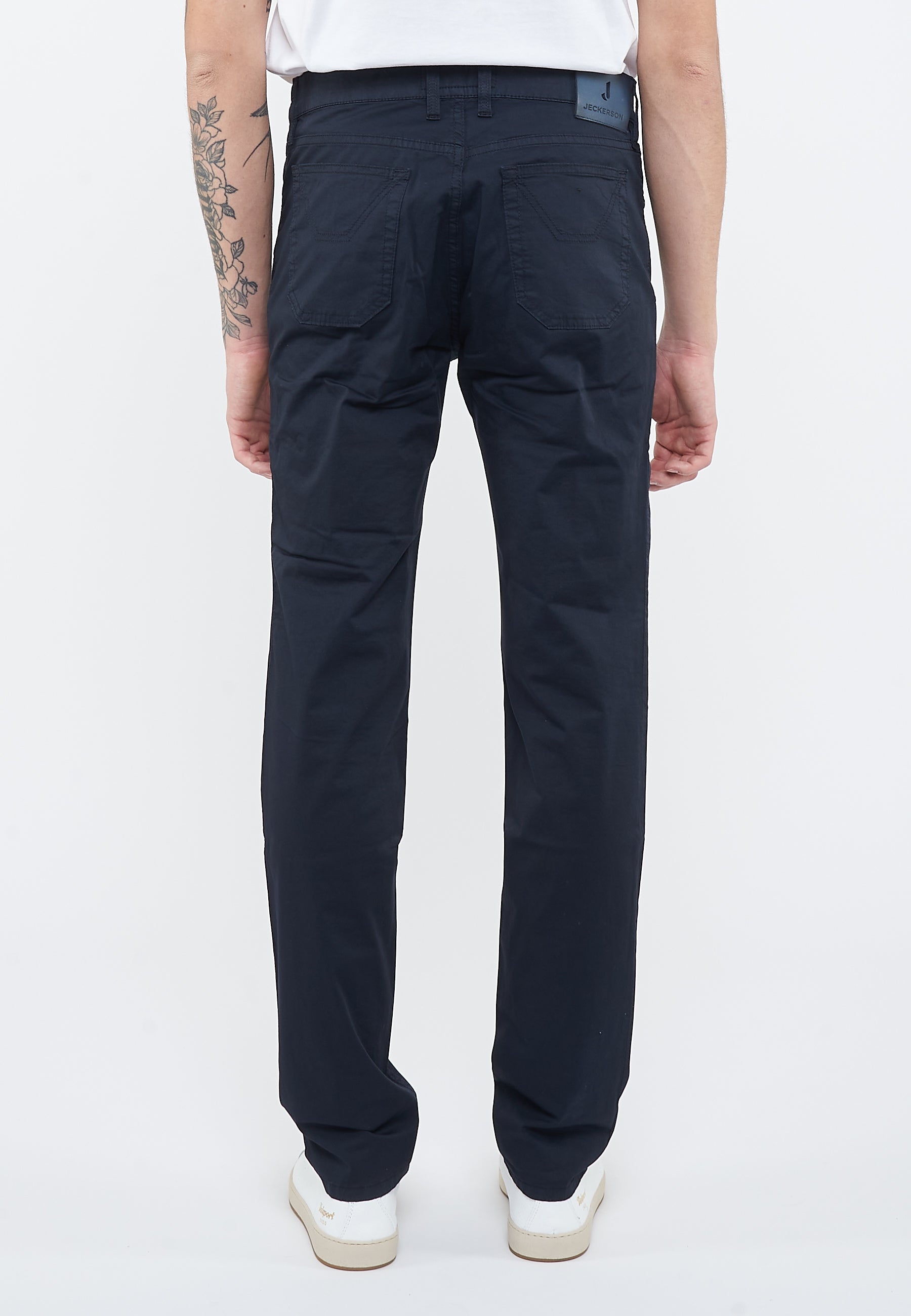 Pantalone JOHN - 5 Tasche Toppa Slim Fit Blue