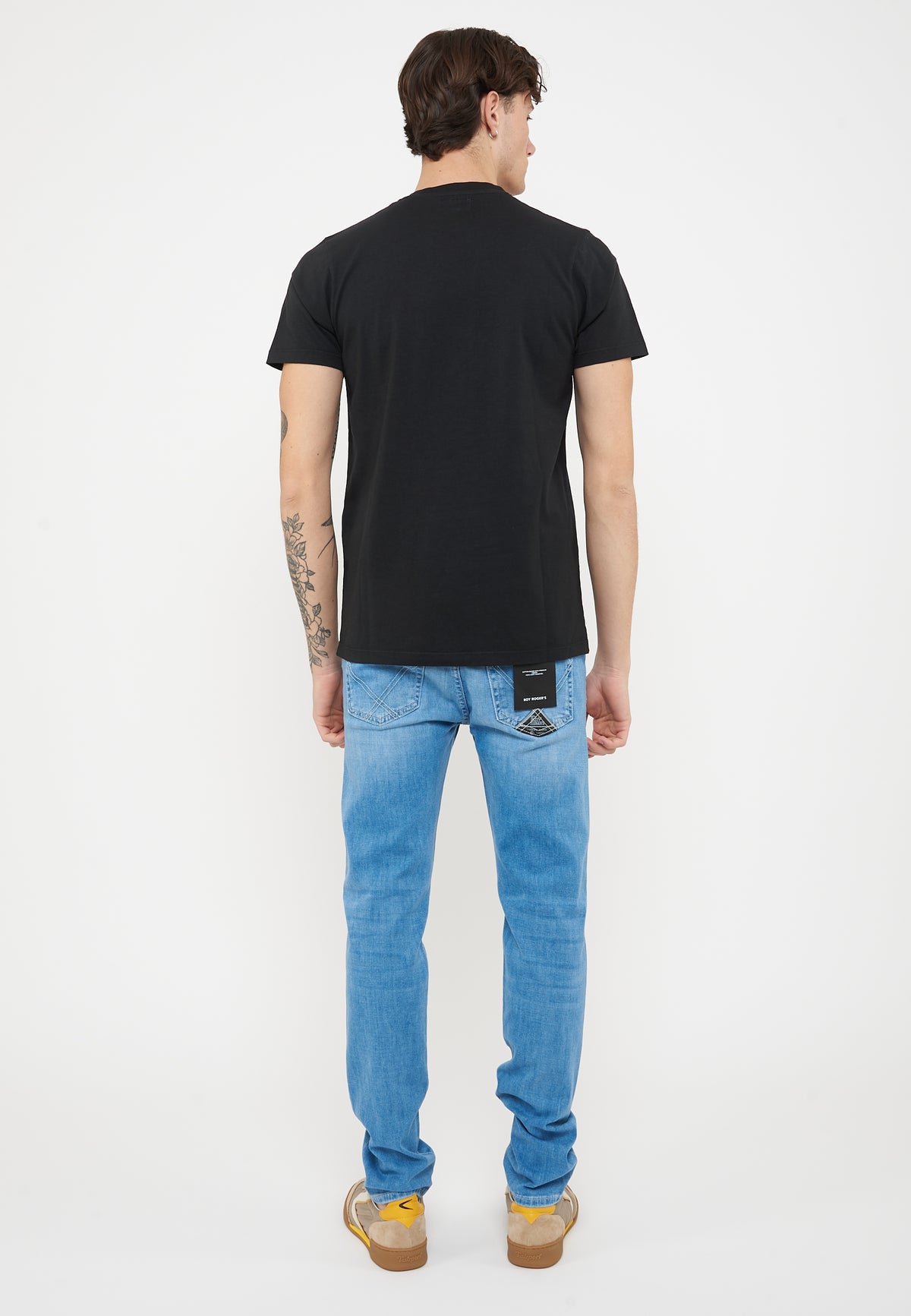 T-shirt Pocket In Jersey Black