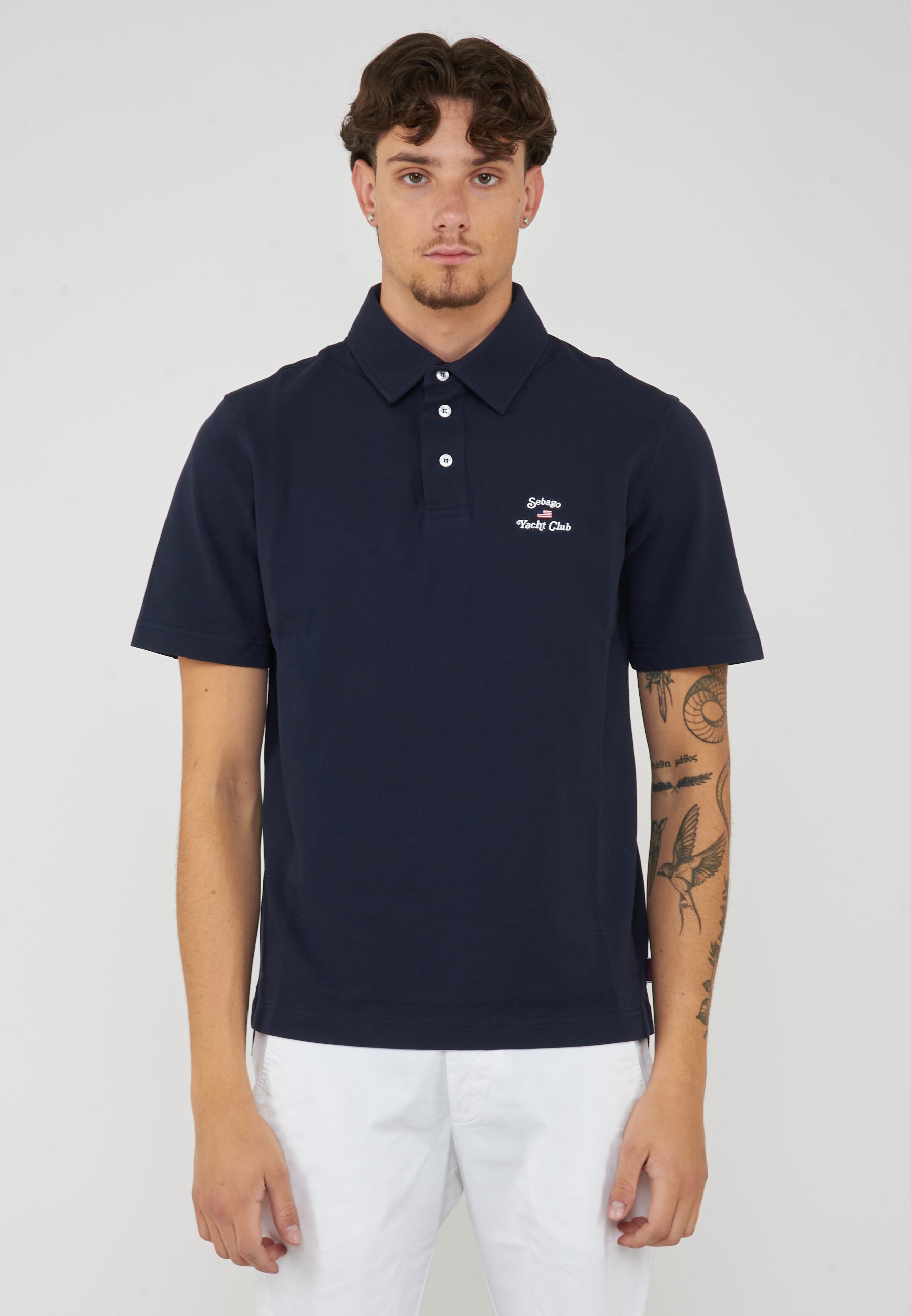 Orchard Polo Yachting Unisex Blu Marino con Design Classico