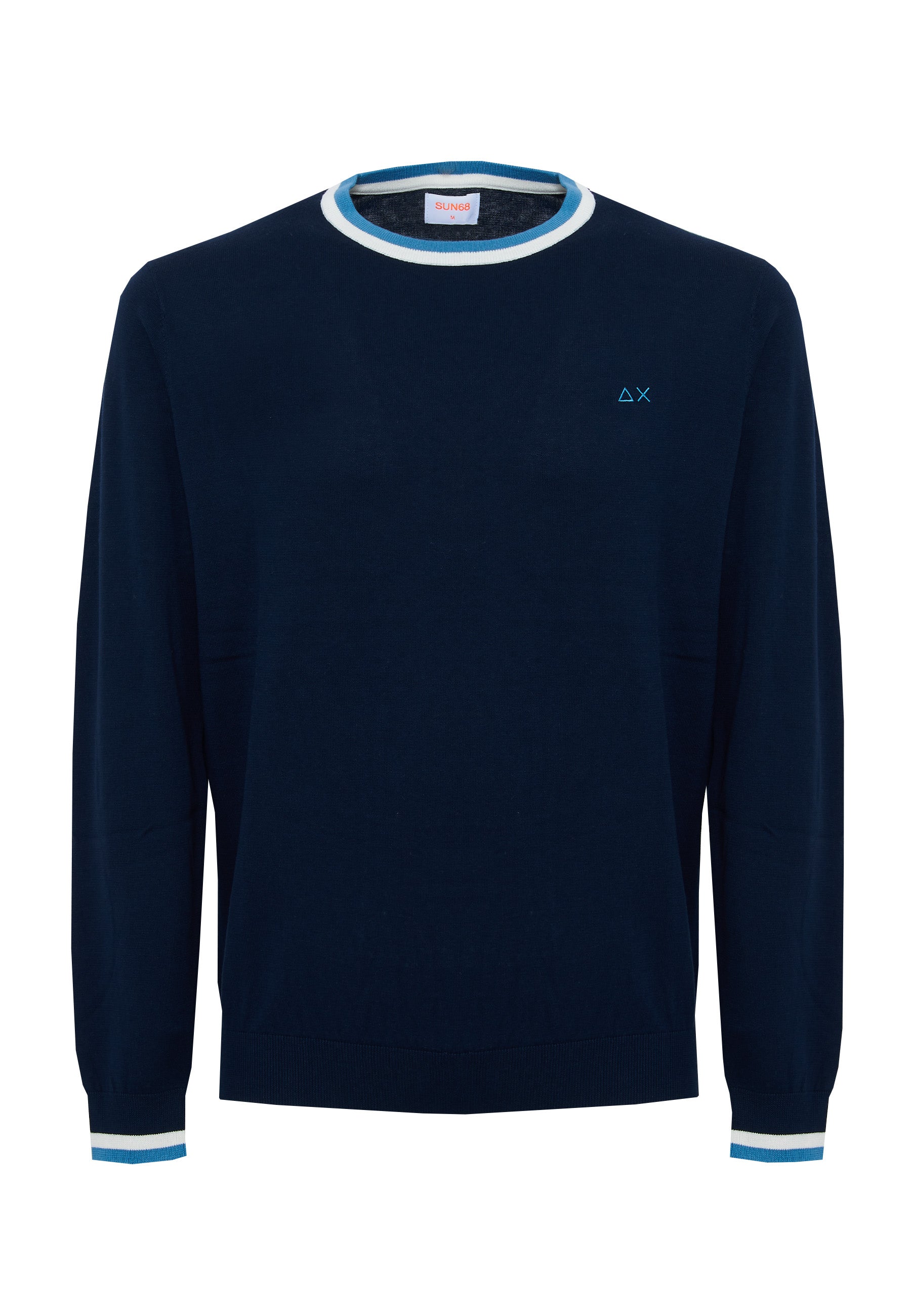 Maglia in cotone blu navy