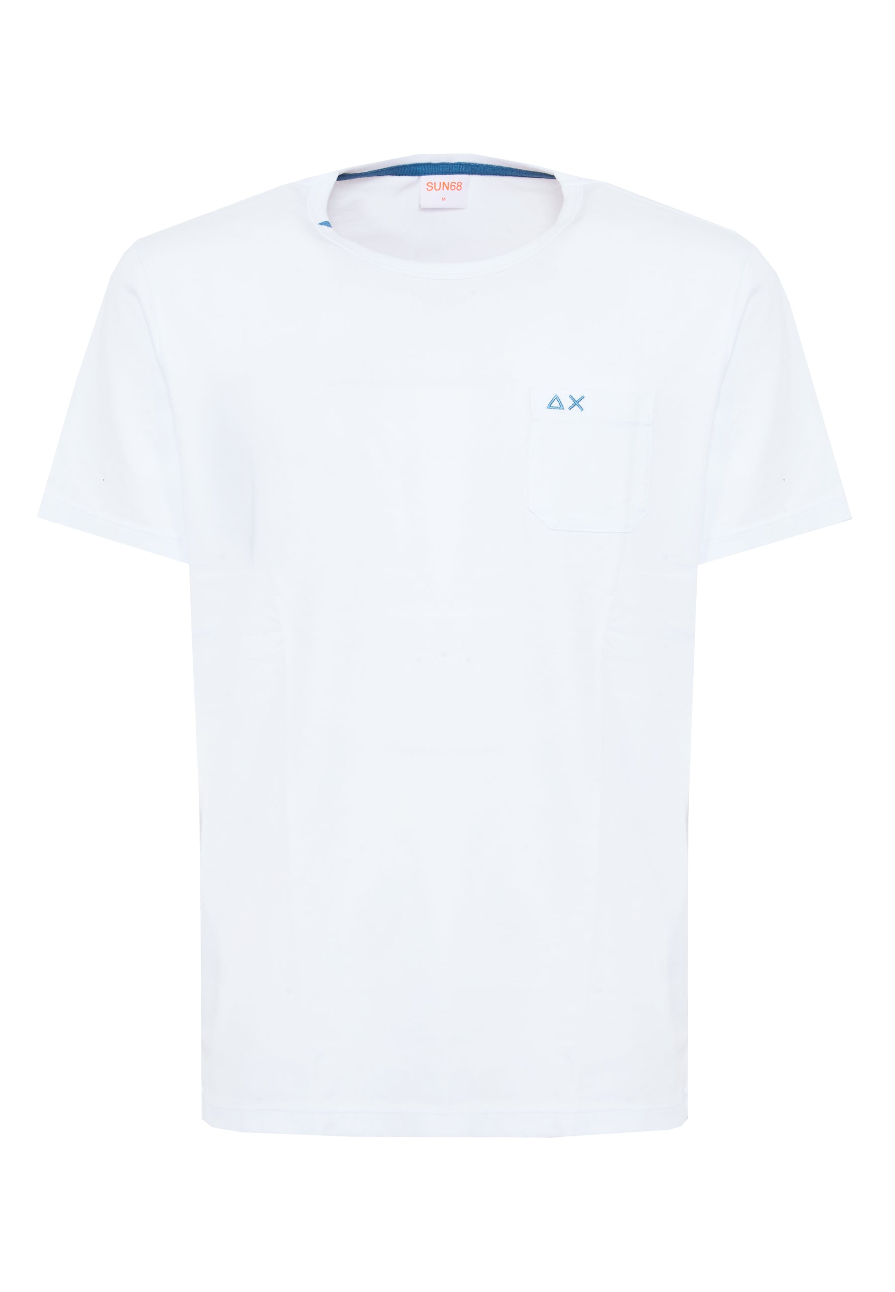 T-shirt girocollo in jersey bianco