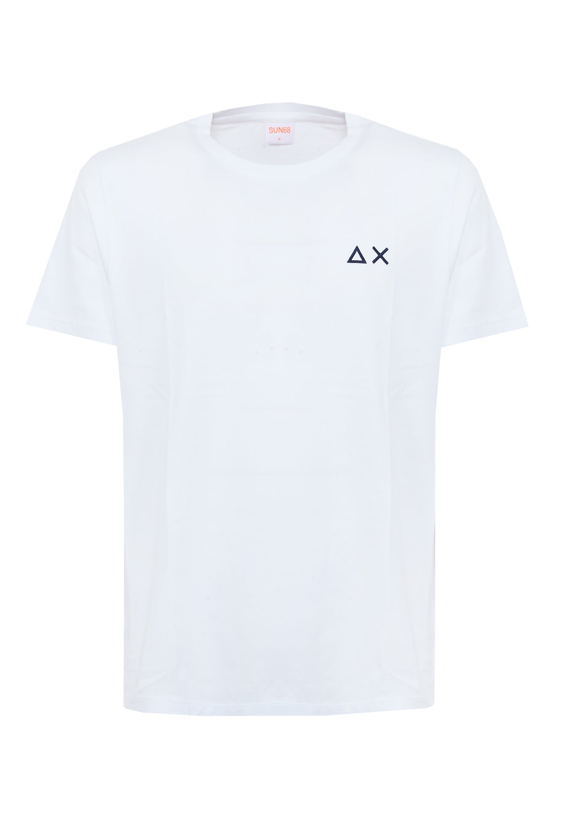 T-shirt con logo sun68 in cotone bianco