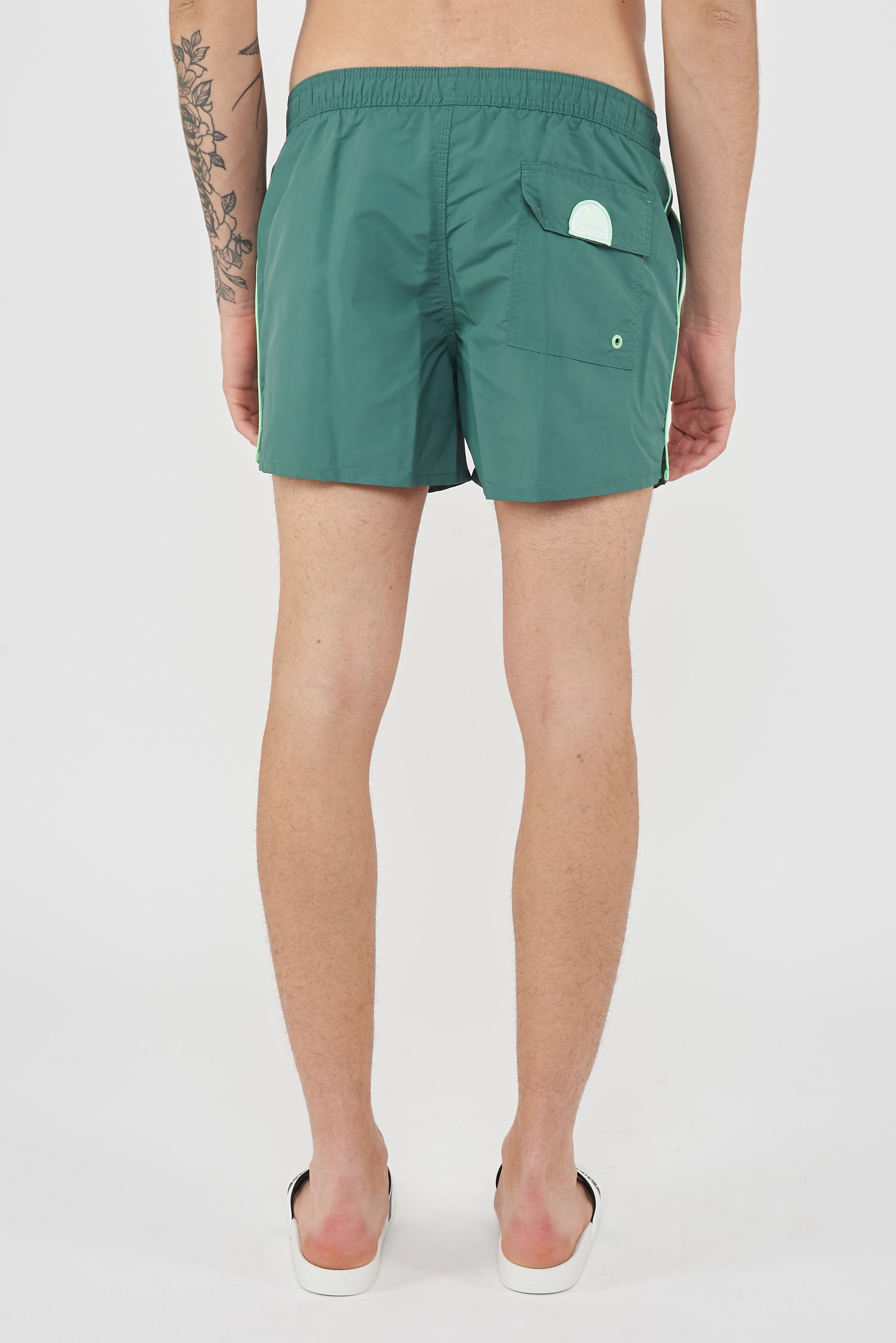 Costume Da Bagno Corto Coltrane Camo Green 02